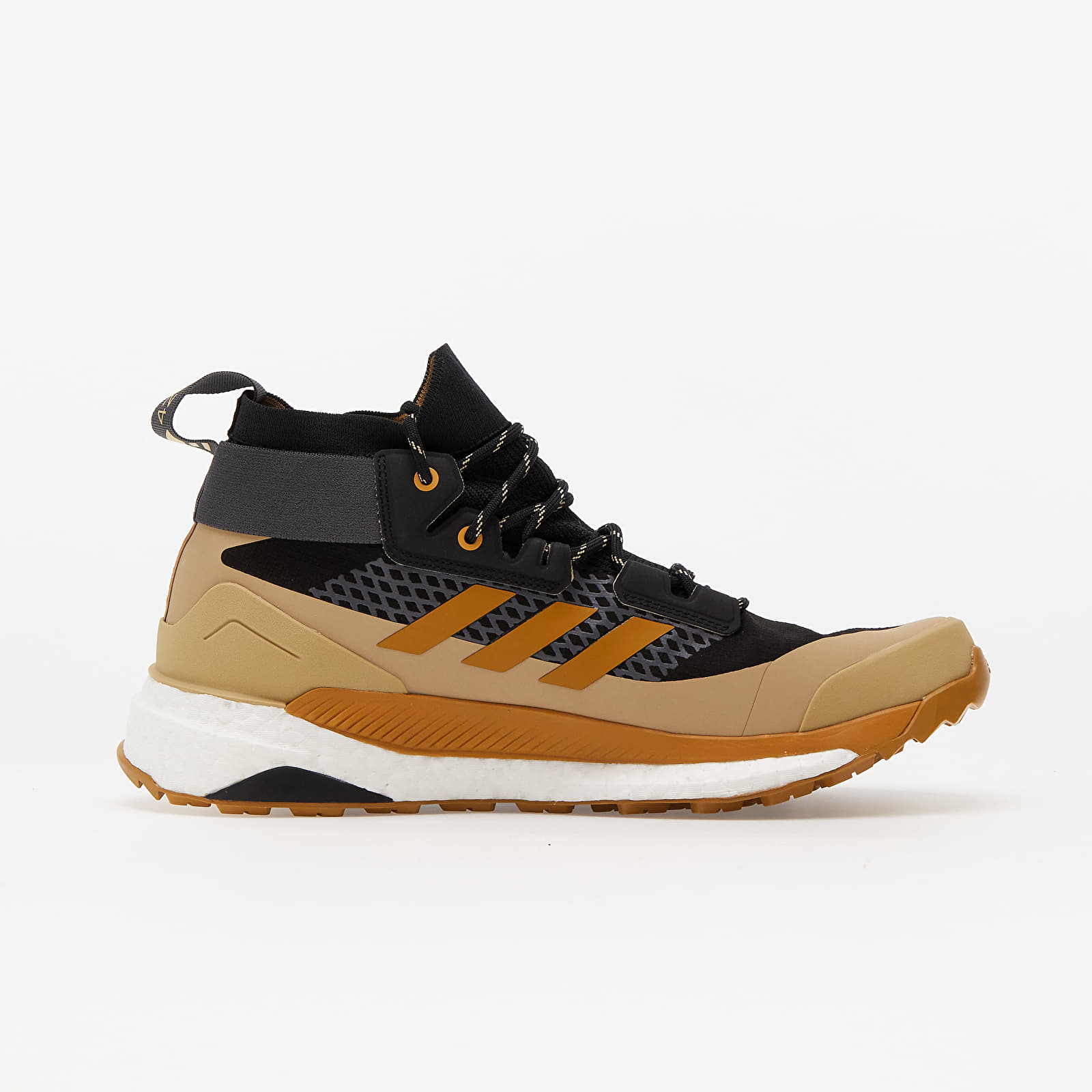 Pánské tenisky a boty adidas Terrex Free Hiker GTX Core Black/ Mesa/ Beige Tone