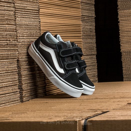 Sneaker und Schuhe für Kinder Vans Old Skool V Black/ True White | Footshop