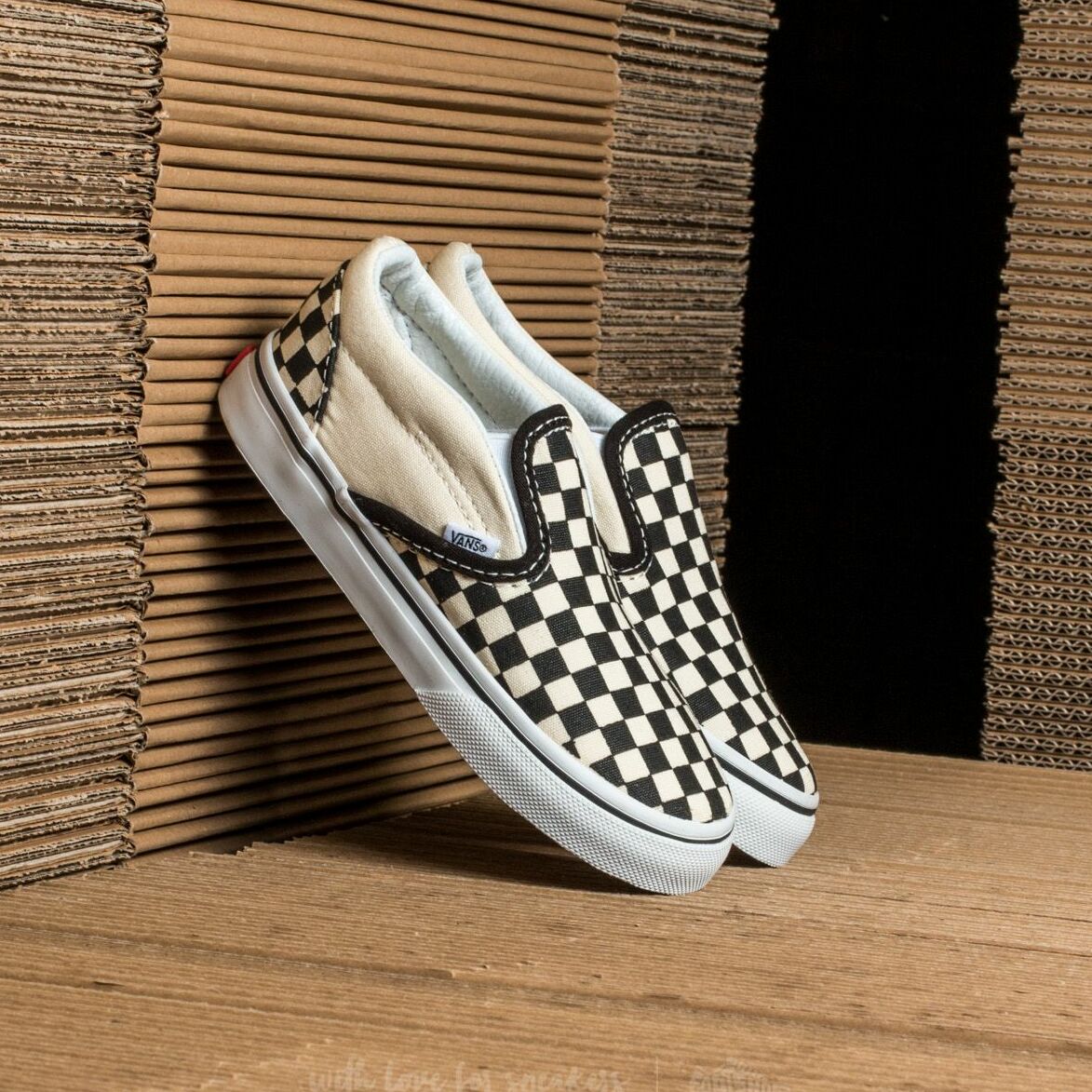 Sneakers Vans T Classic Slip-On Black&White Checkerboard/ White