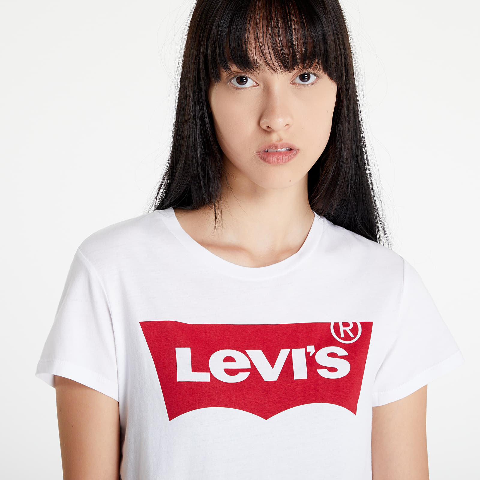 Koszulki Levi's® The Perfect Large Batwing Tee White