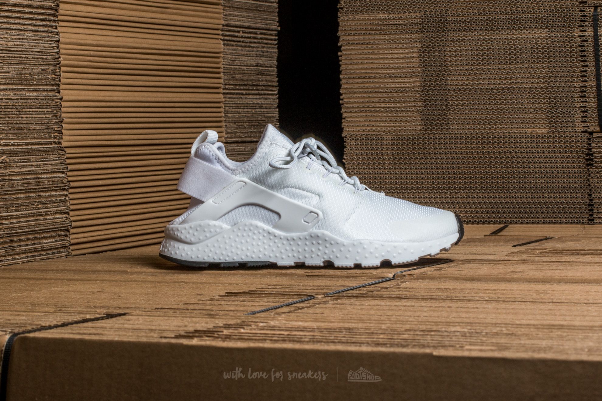 Women s shoes Nike W Air Huarache Run Ultra White White White Black Footshop