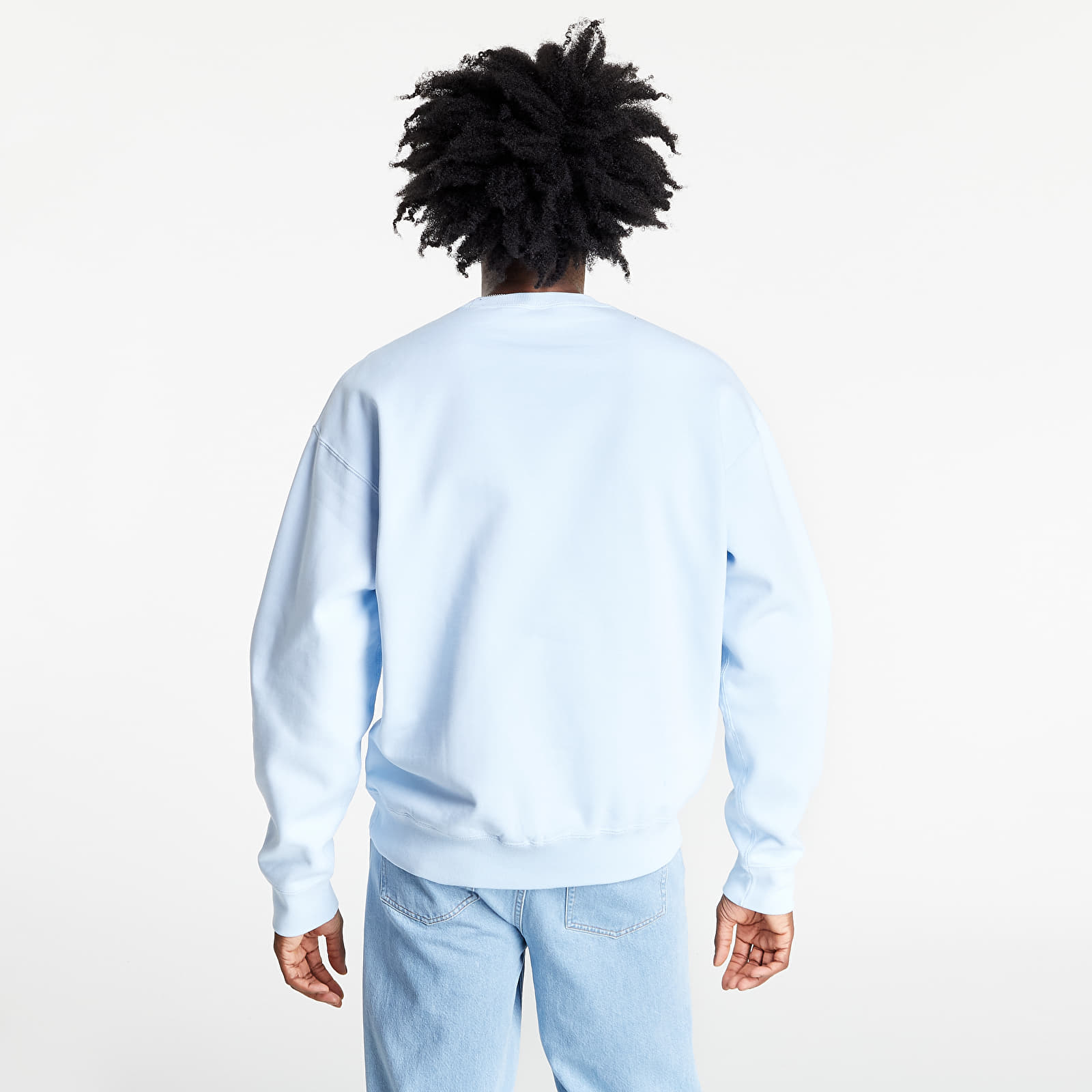 Sudaderas NikeLab Solo Swoosh Men's Fleece Crew Celestine Blue/ White