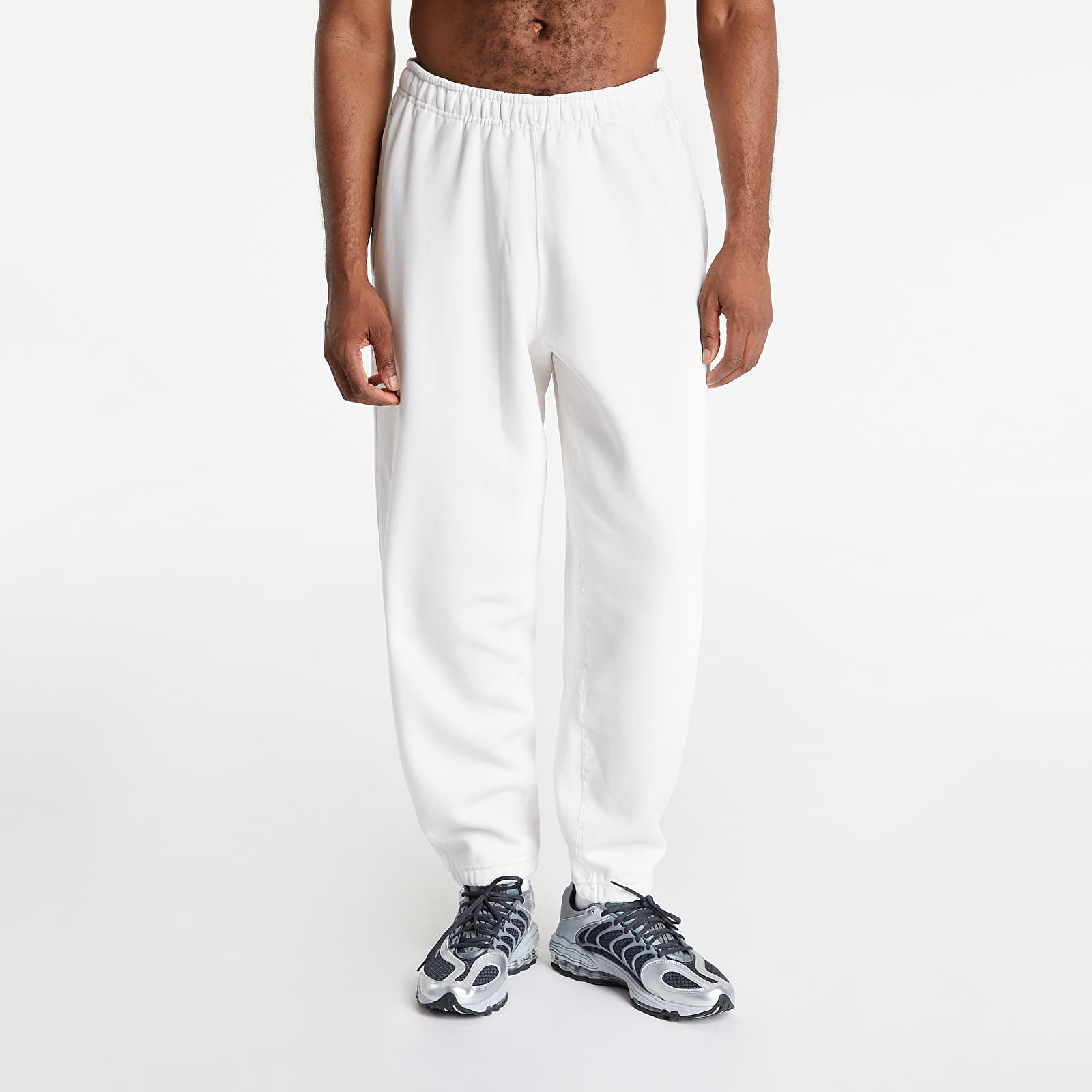 Παντελόνια και τζιν NikeLab Solo Swoosh Men's Fleece Pants Phantom/ White