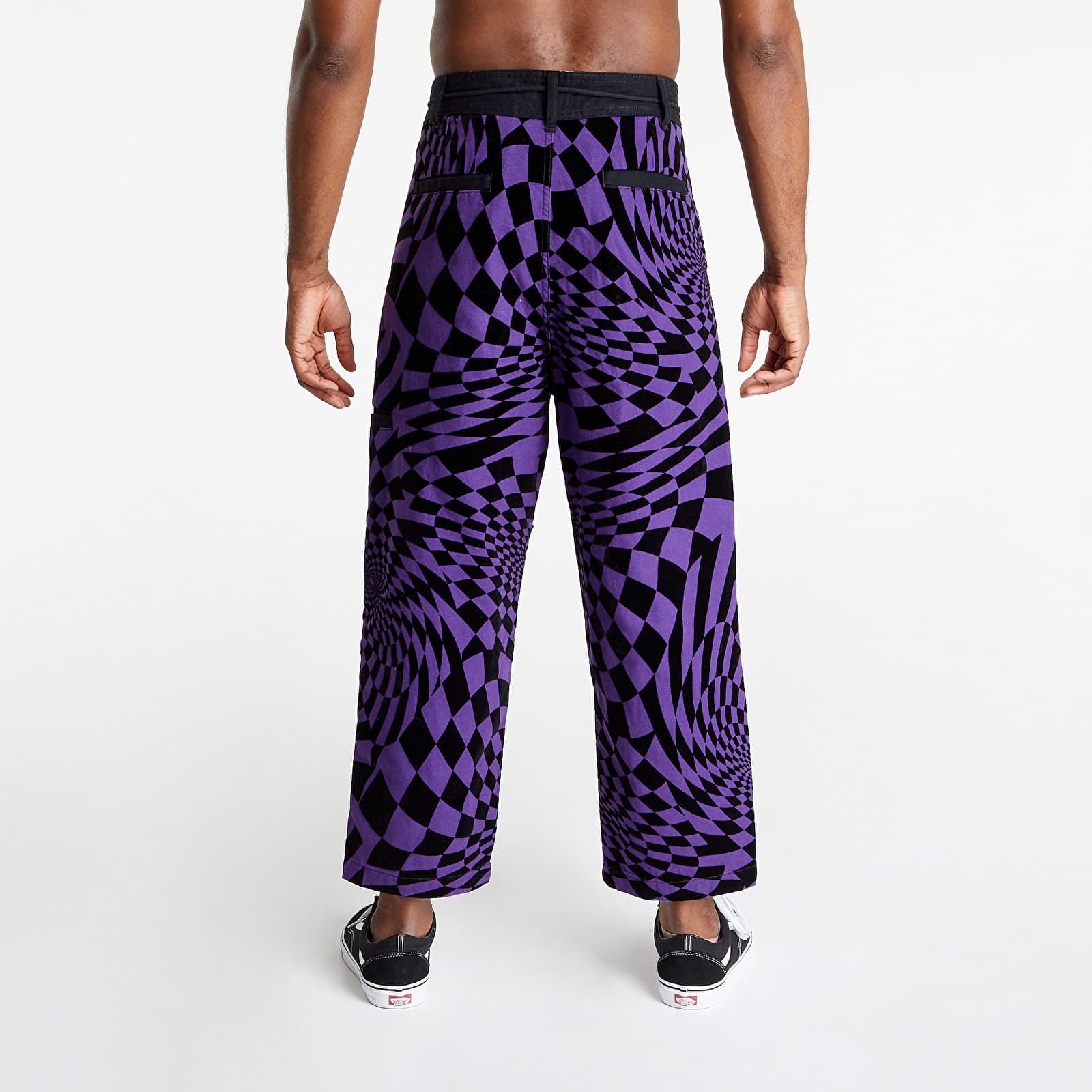 Pantaloni Vans x Perks & Mini Spiral Checker Ca Purple/ Black