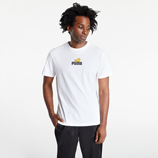Puma white t shirt price on sale