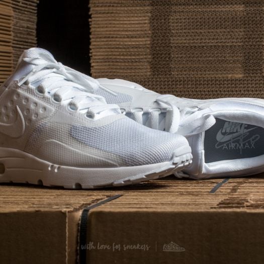 Men s shoes Nike Air Max Zero Essential White White Wolf Grey Footshop