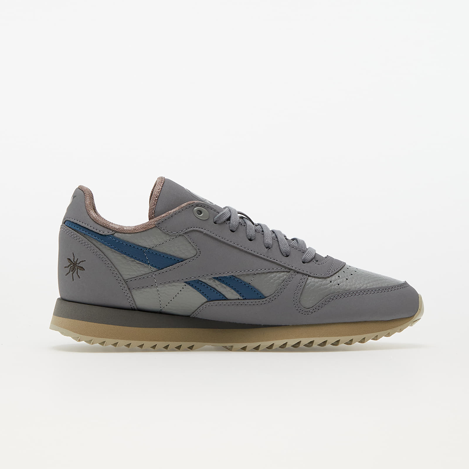 Încălțăminte și sneakerși pentru bărbați Reebok x Jurassic World Classic Leather Rip Pure Grey 5/ Flash Grey/ Blue