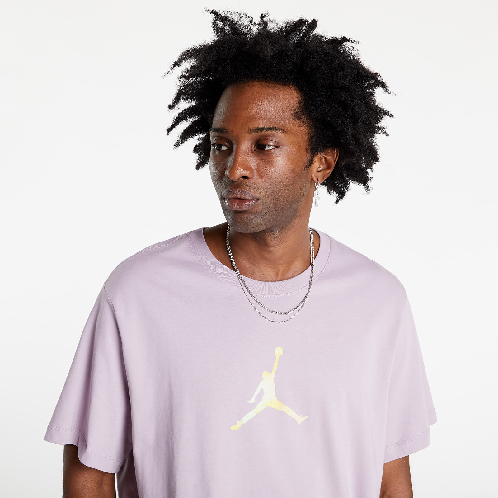   Μπλούζες Jordan Sprt Dna 23 SS Crew Plum Fog