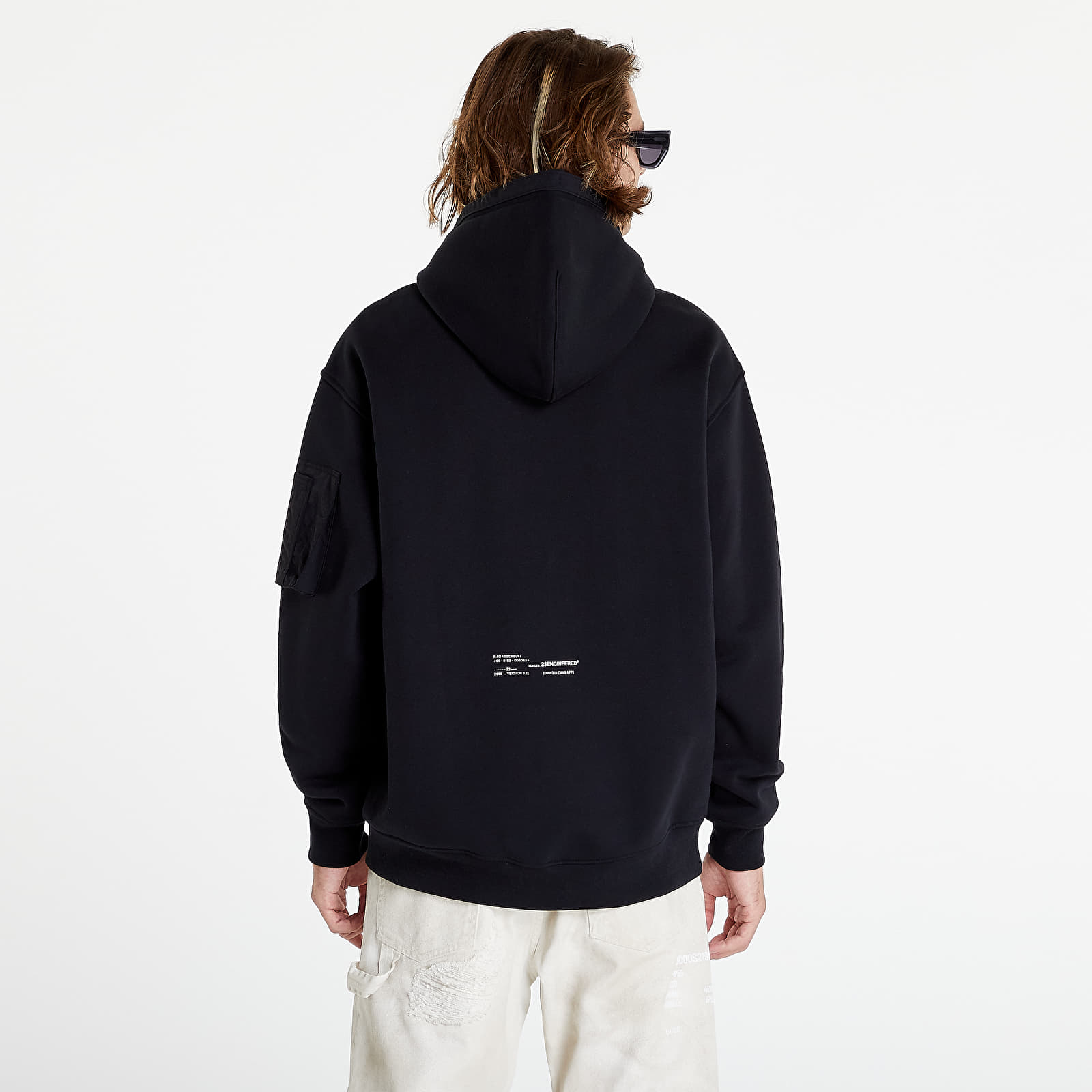 Sweatjacken und Sweatshirts Jordan 23 Engineered Men's Statement Fleece Pullover Black/ White