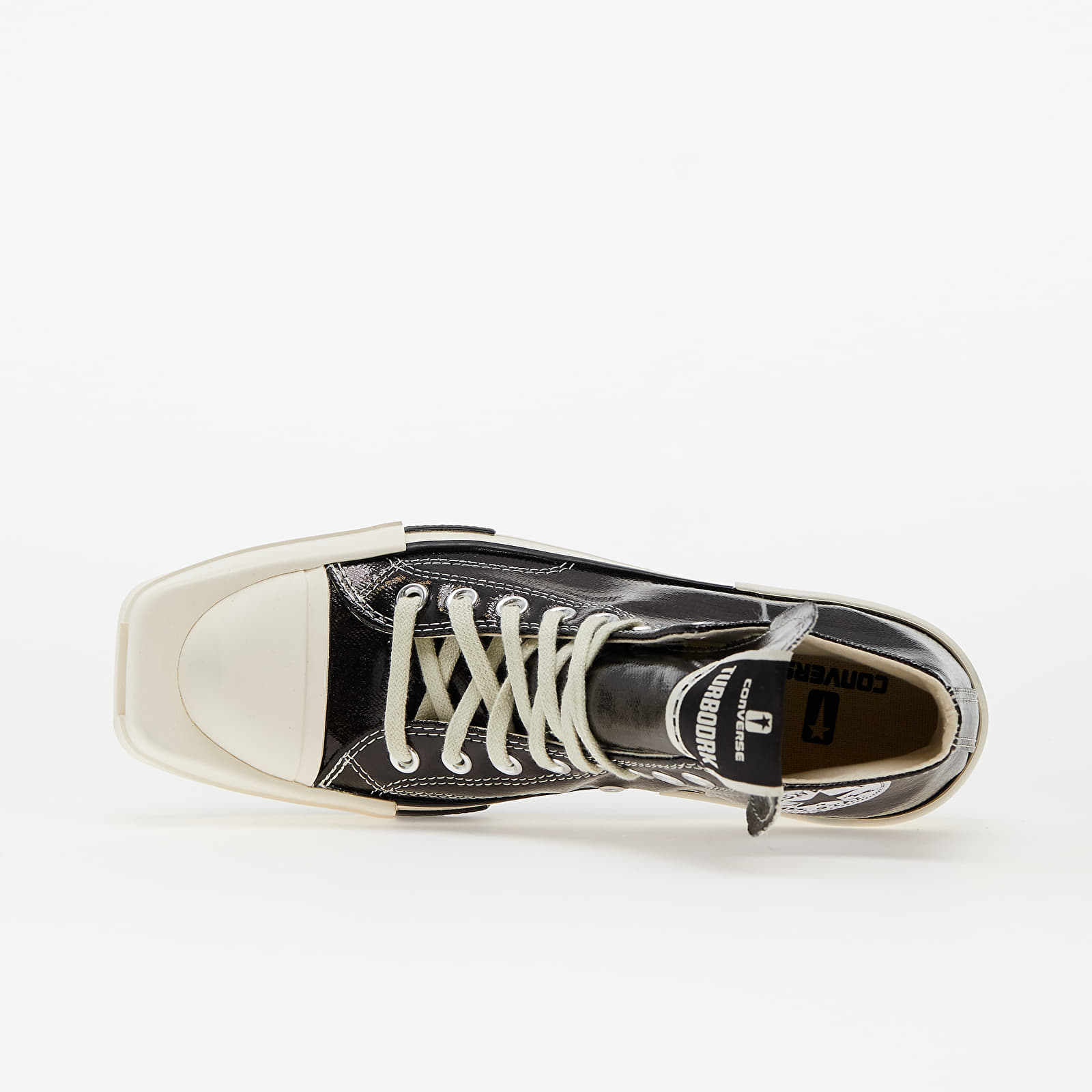 Herresko Converse x Rick Owens TURBODRK Black/ Egret/ Bone White