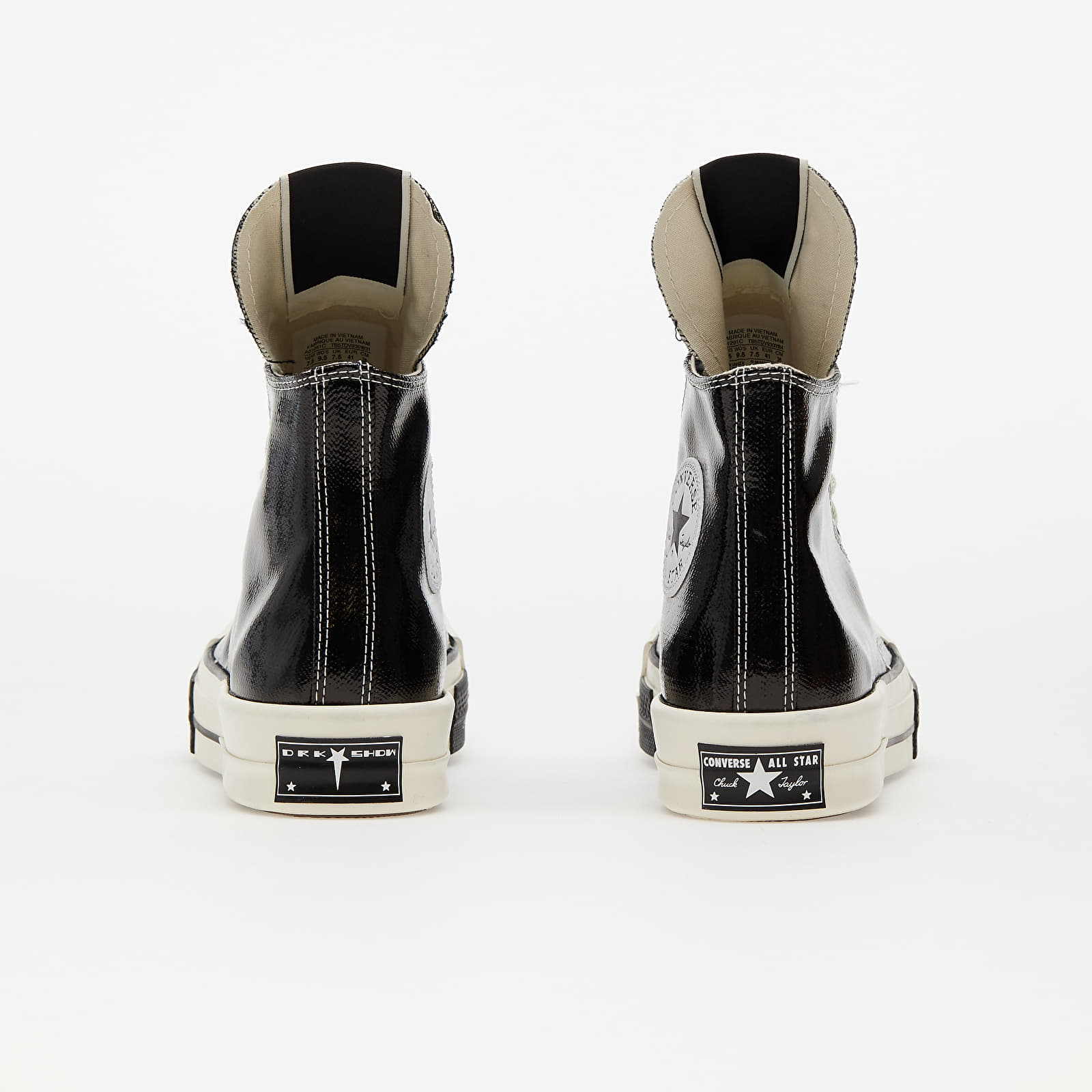 Herresko Converse x Rick Owens TURBODRK Black/ Egret/ Bone White