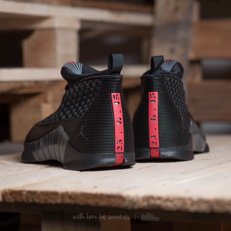 Air Jordan 15 Retro Black/ Varsity Red-Anthracite | Footshop