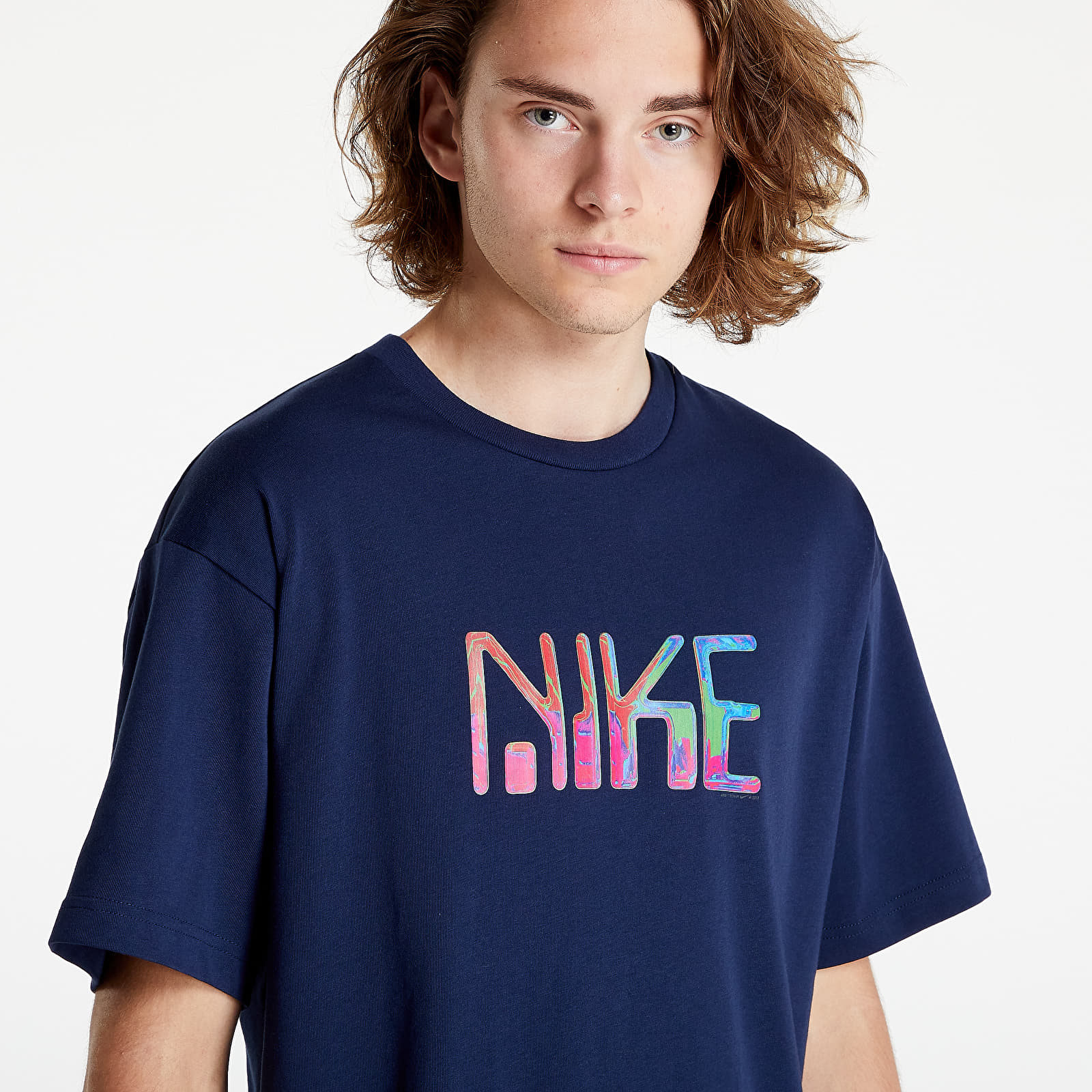 T shirts Nike Sport Research Lab Heavy Metal Tee College Navy