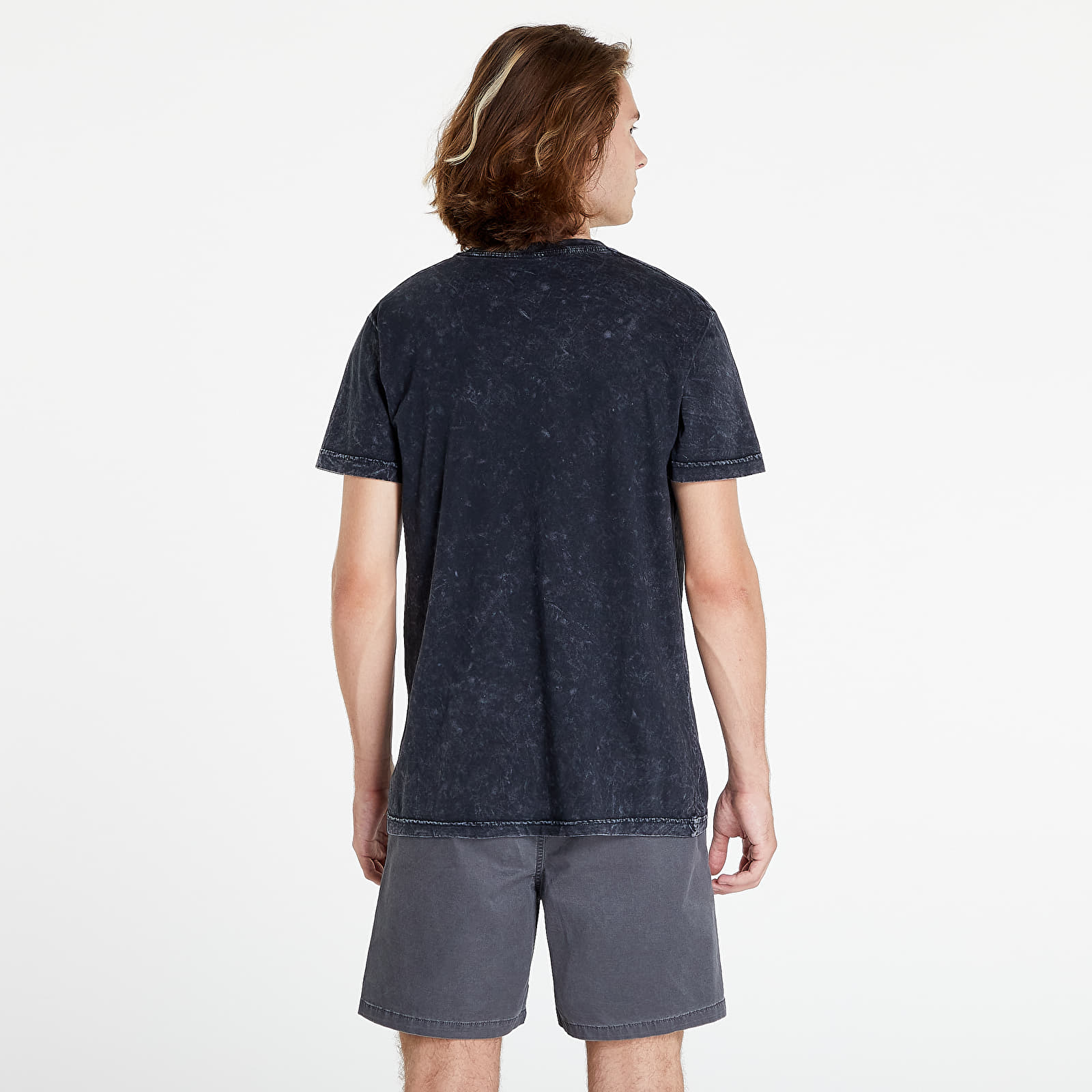 Majice T-shirt RIPNDIP Lord Nermal Pocket Tee Black Mineral Wash
