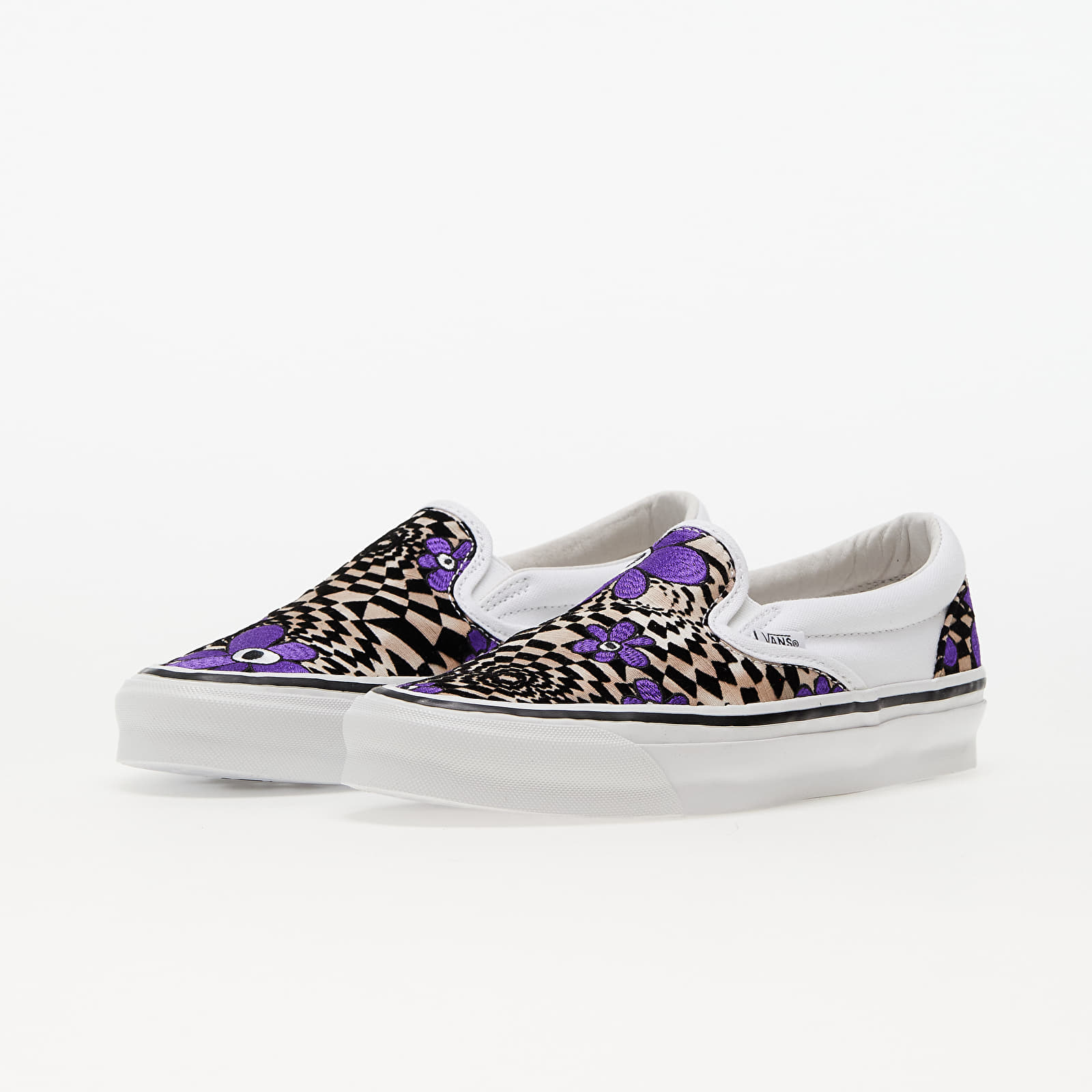 Pánske tenisky a topánky Vans Vault OG Classic Slip-On LX Pam Brown/ True White