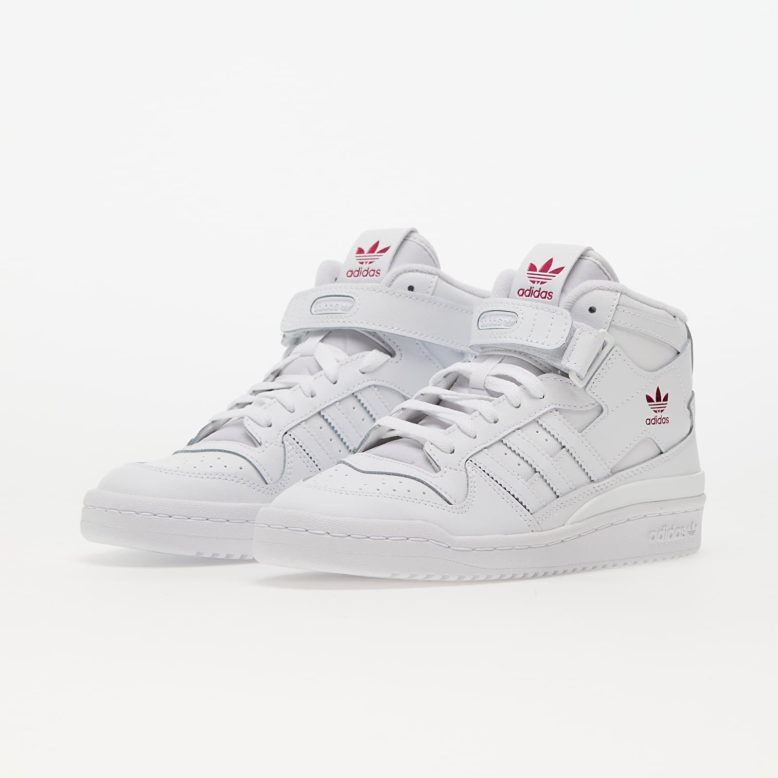 Дамски кецове и обувки adidas Forum Mid W Ftw White/ Ftw White/ Shock Pink