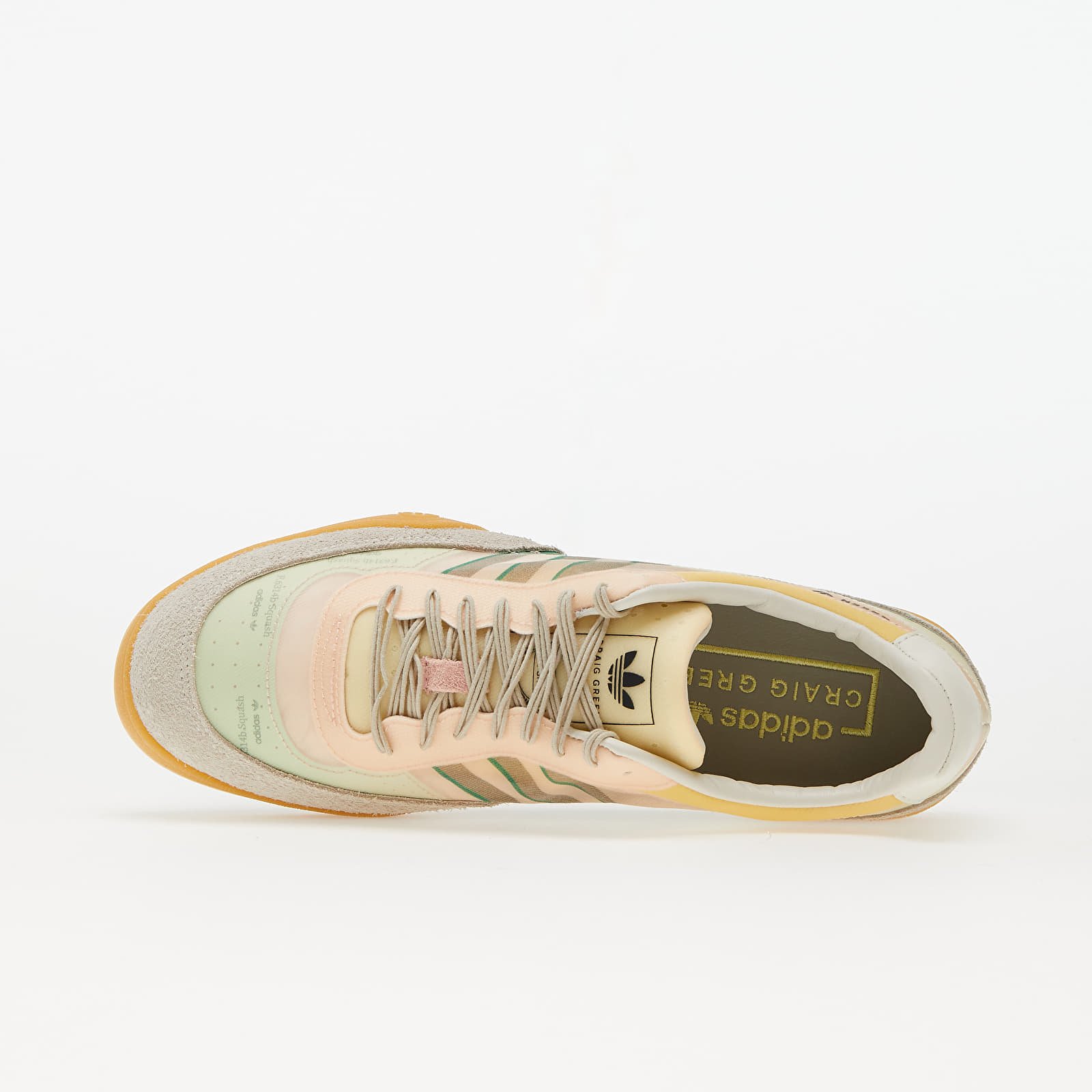 Miesten kengät adidas x Craig Green Squash Polta Akh Cream White/ Sesame/ Bold Green