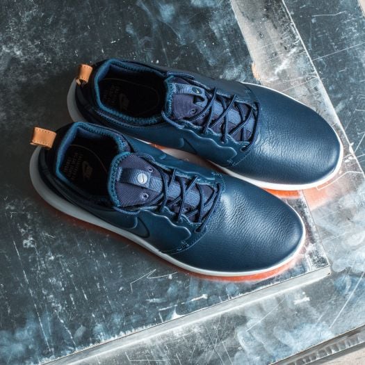 Men s shoes Nike Roshe Two Leather Premium Obsidian Obsidian White Footshop
