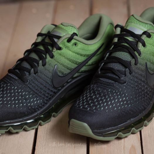 Men s shoes Nike Air Max 2017 Black Black Palm Green Footshop