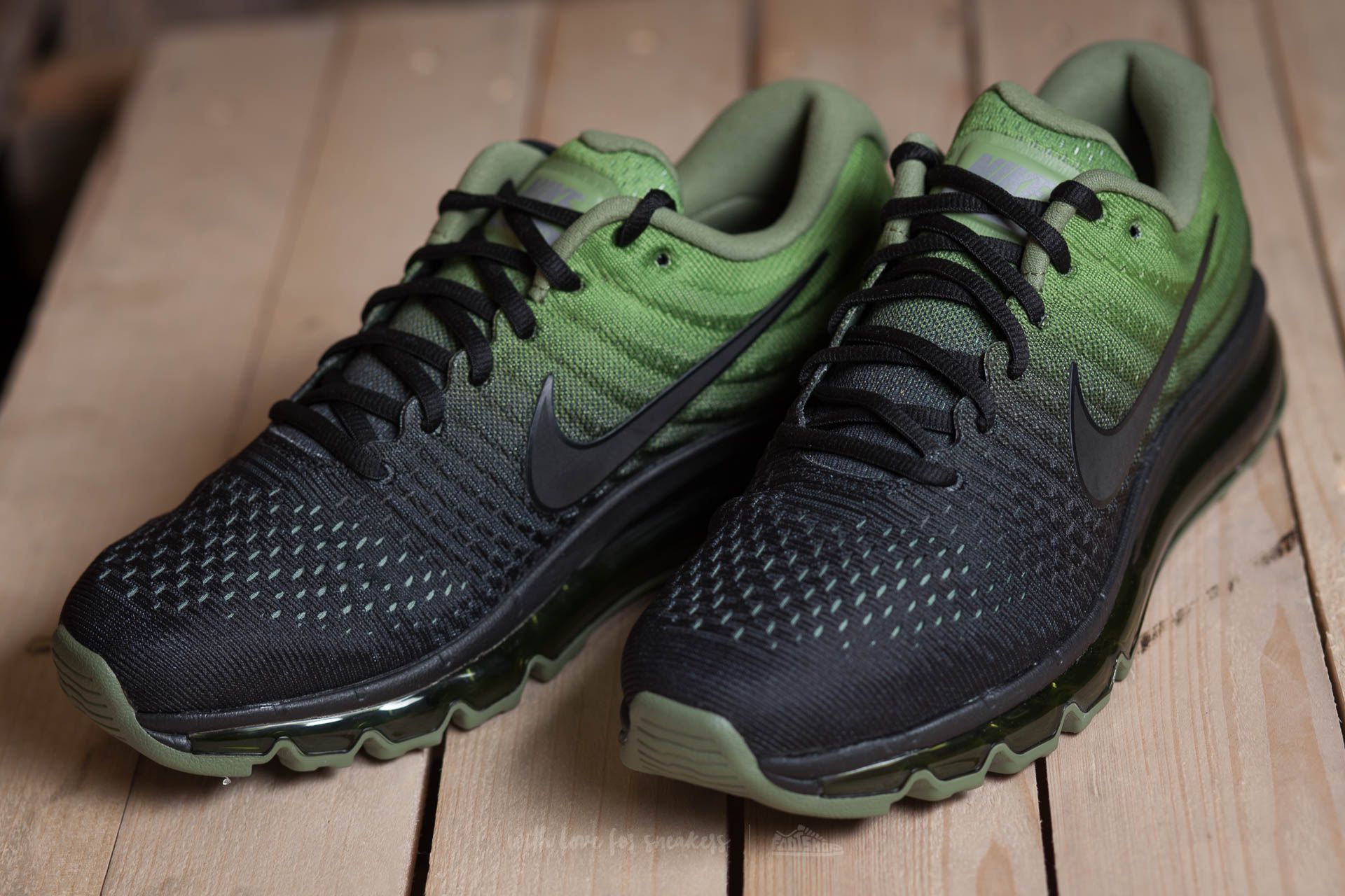 Herren Sneaker und Schuhe Nike Air Max 2017 Black Black Palm Green Footshop