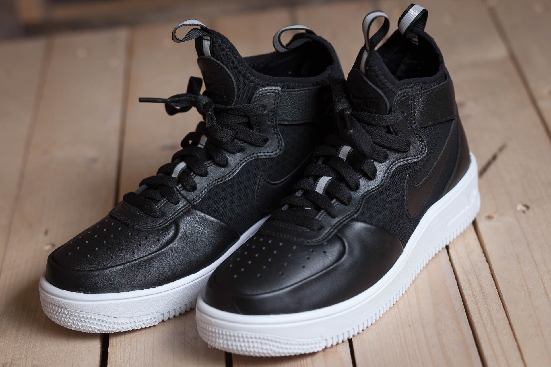 Women s shoes Nike W Air Force 1 Ultraforce MID Black Black White