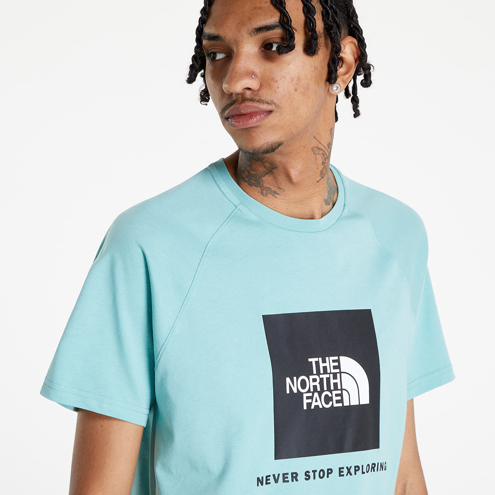 Camisetas The North Face M Short Sleeve Raglan Redbox Tee Wasabi