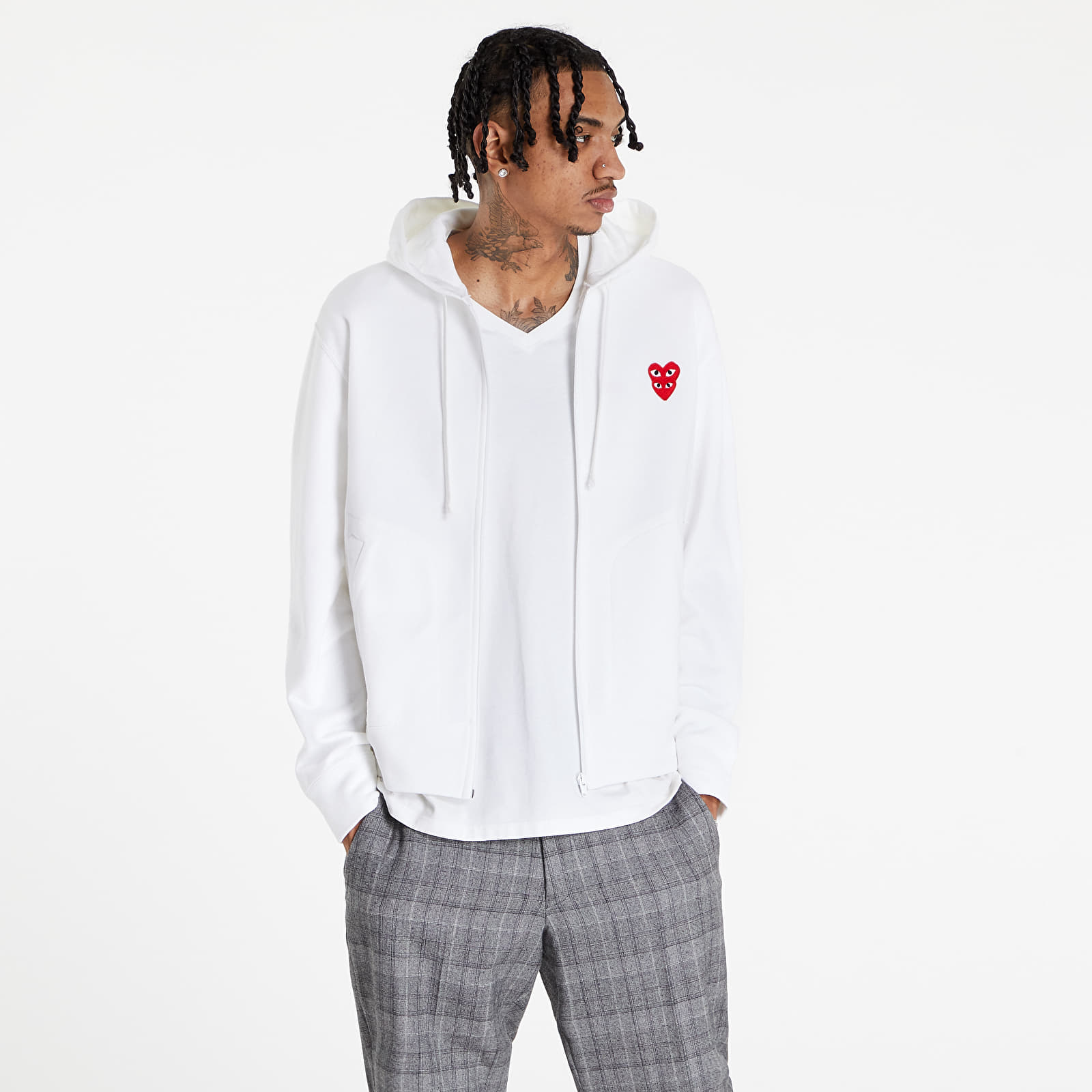 Comme des garçons sudadera white store