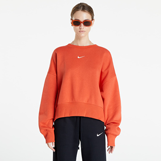 Orange nike sweatshirt womens clearance