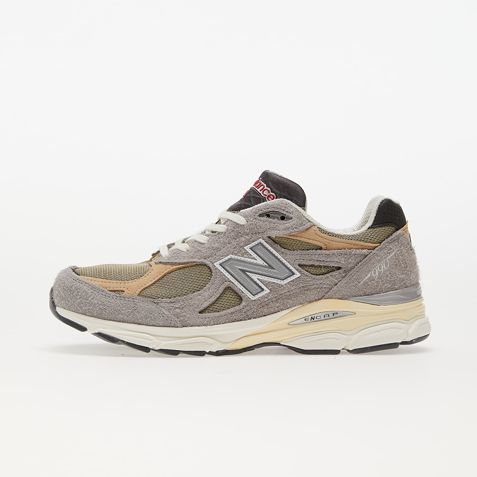 Ανδρικά παπούτσια New Balance x Teddy Santis 990 V3 Grey/ Olive/ Beige