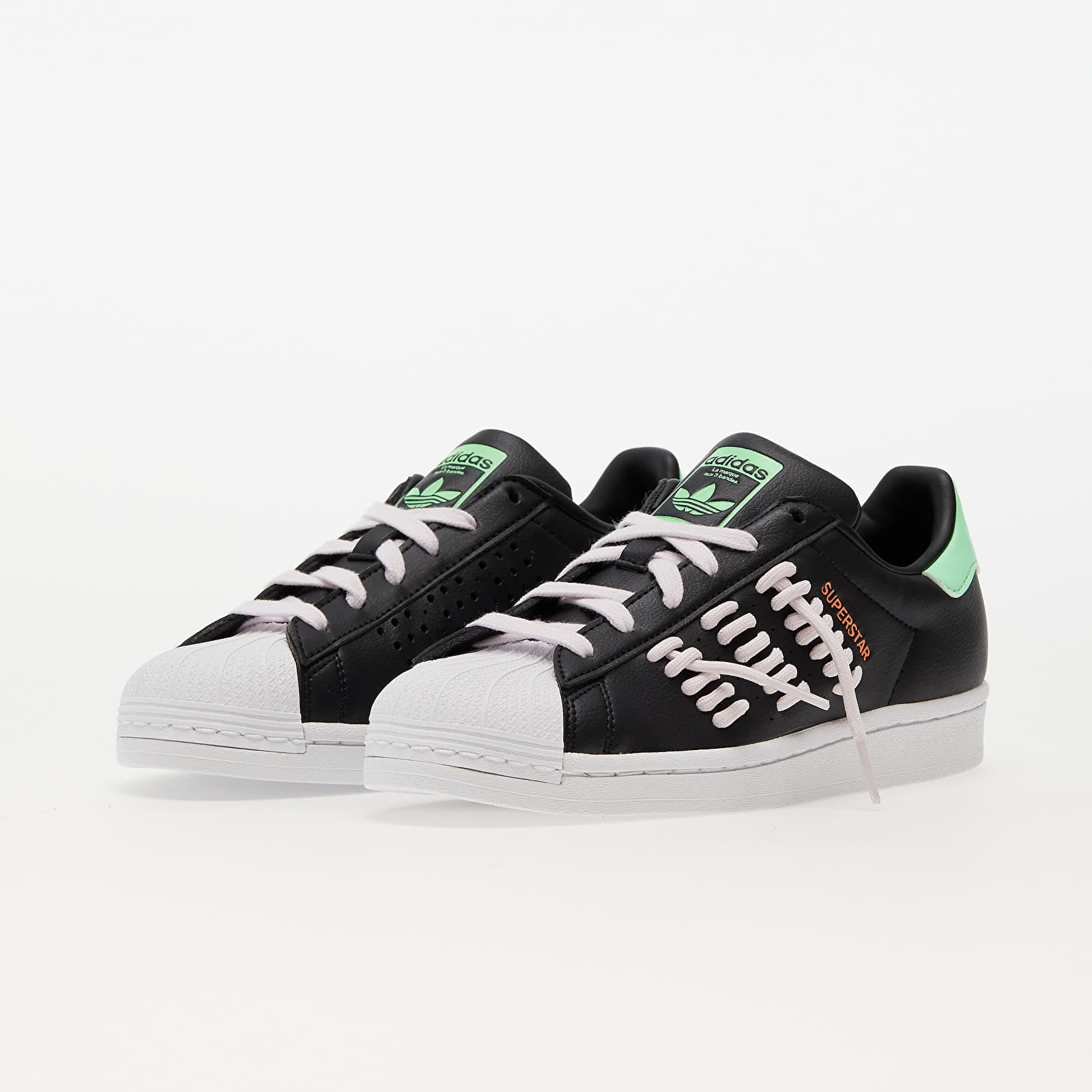Women's shoes adidas Superstar W Core Black/ Almond Pink/ Ftw White
