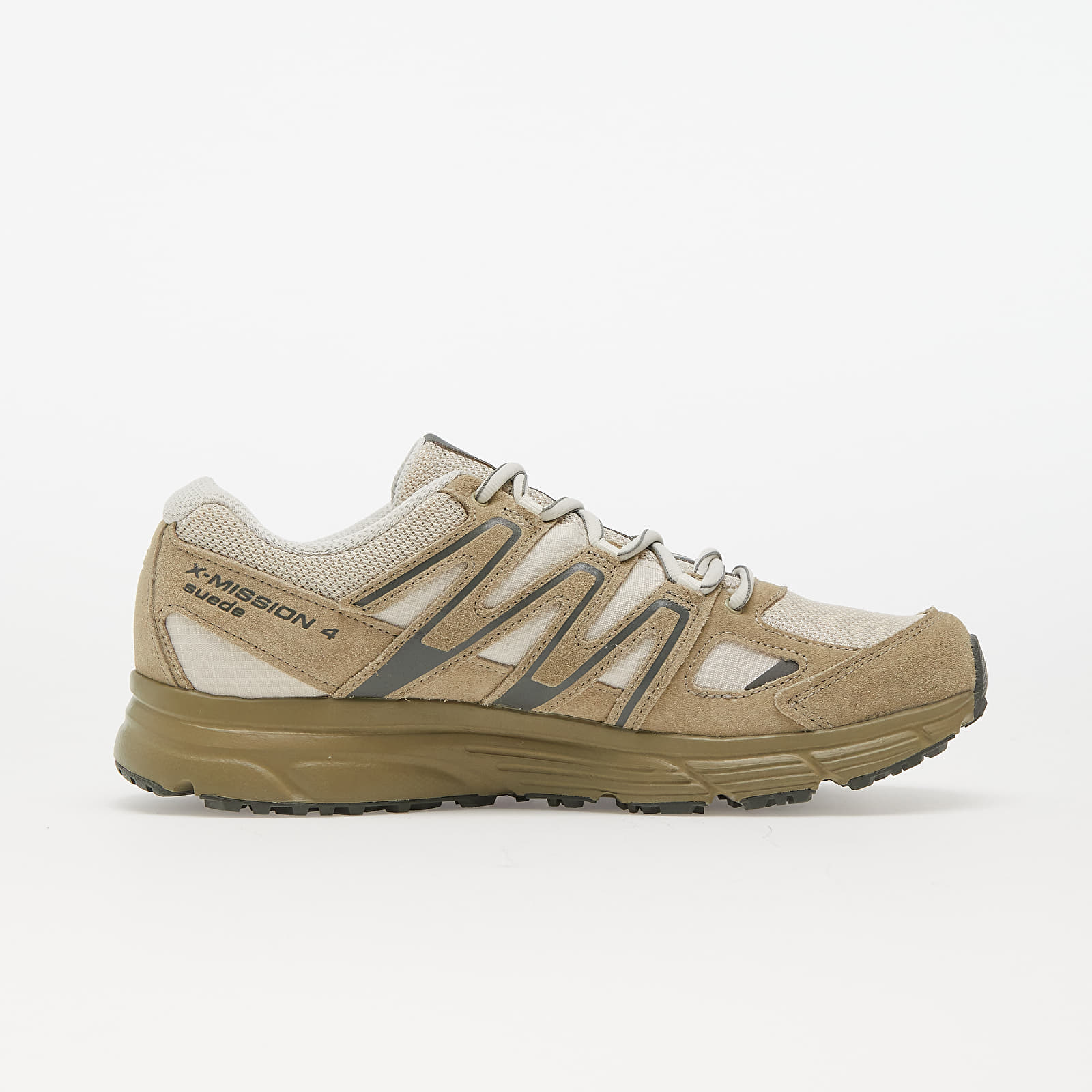 Încălțăminte și sneakerși pentru bărbați Salomon X-Mission 4 Suede Turtledove/ Moss G