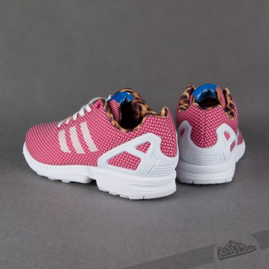 adidas ZX Flux Weave W Ftwwht Vivber Blue Footshop