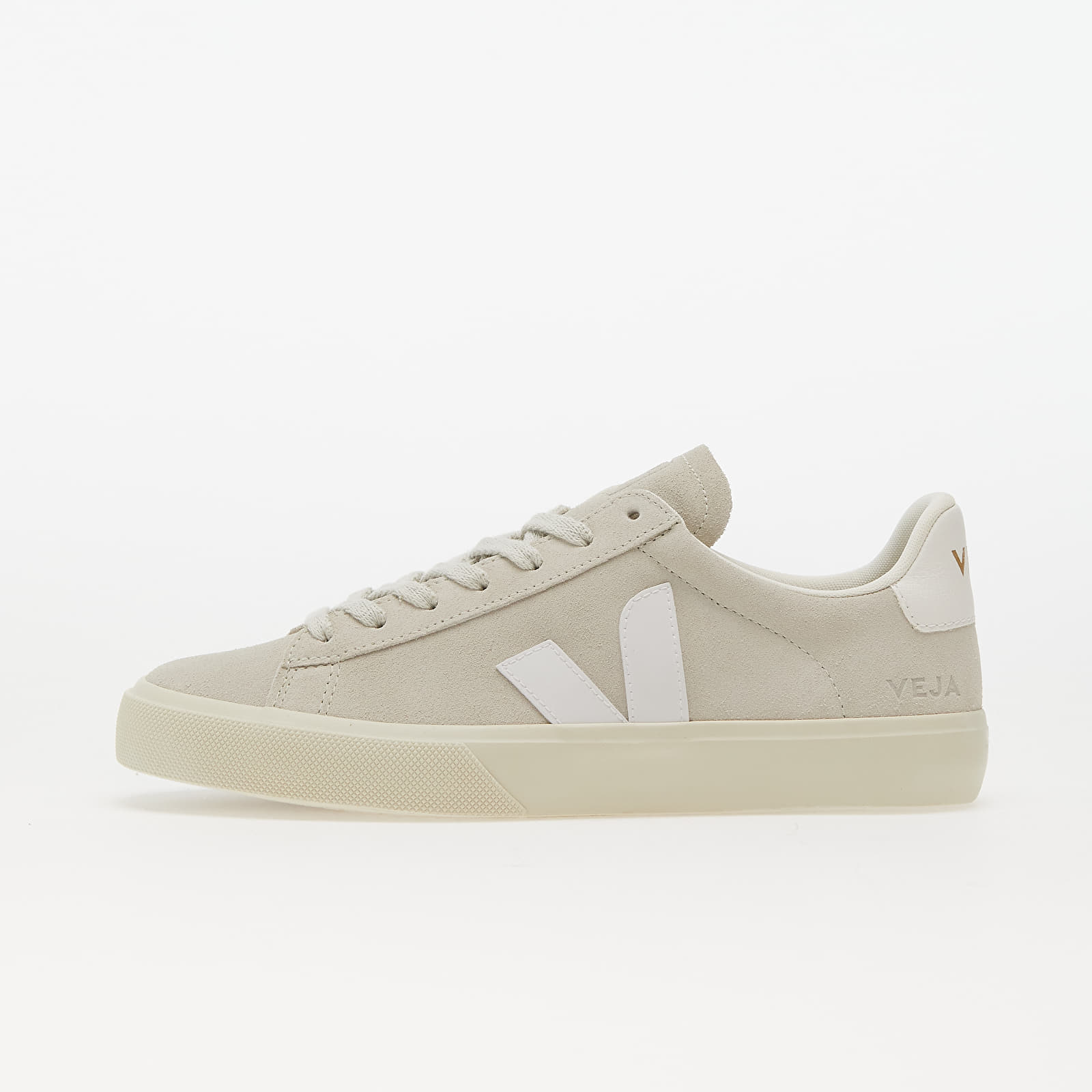 Sapatos de homem Veja Campo Natural White