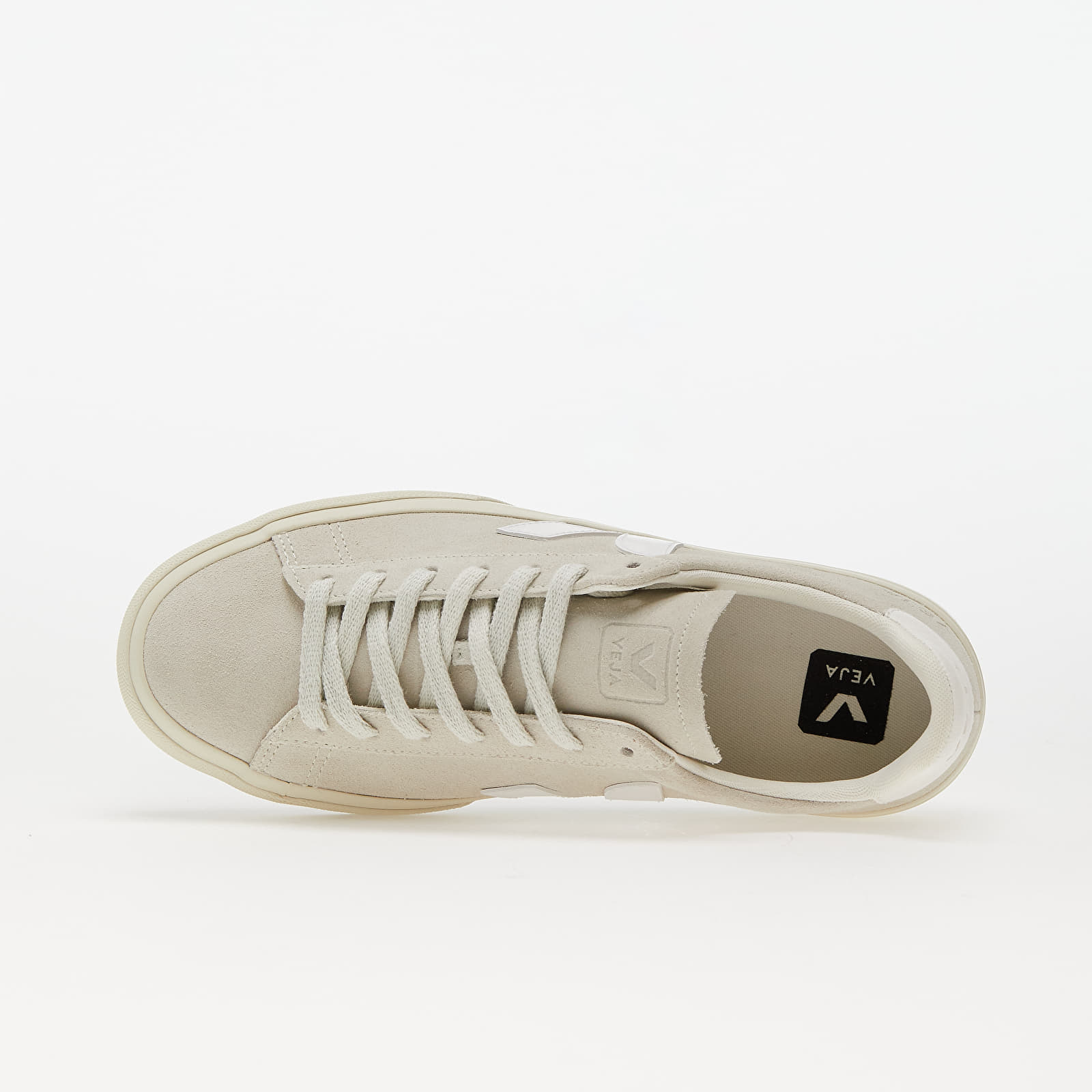 Sapatos de homem Veja Campo Natural White