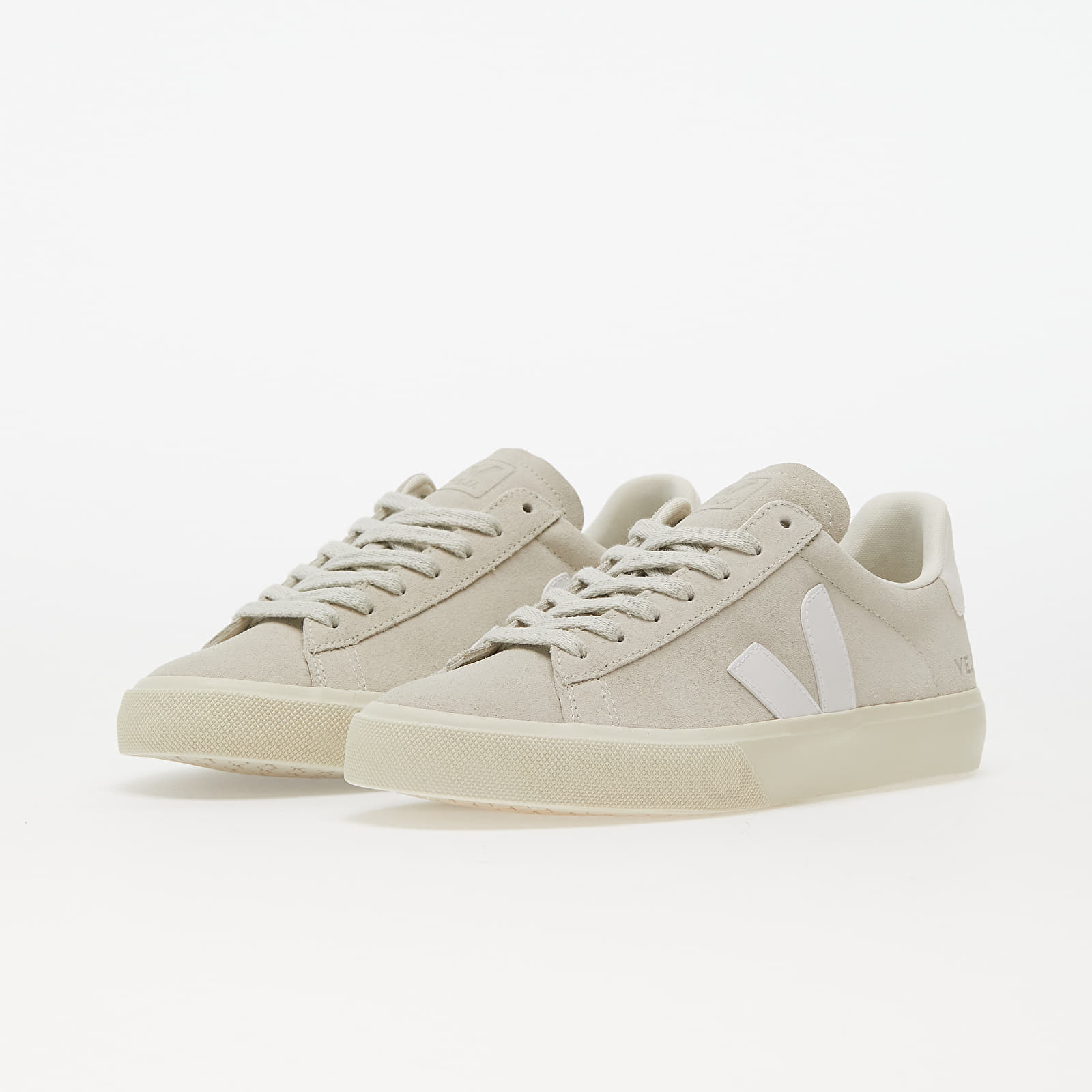 Sapatos de homem Veja Campo Natural White