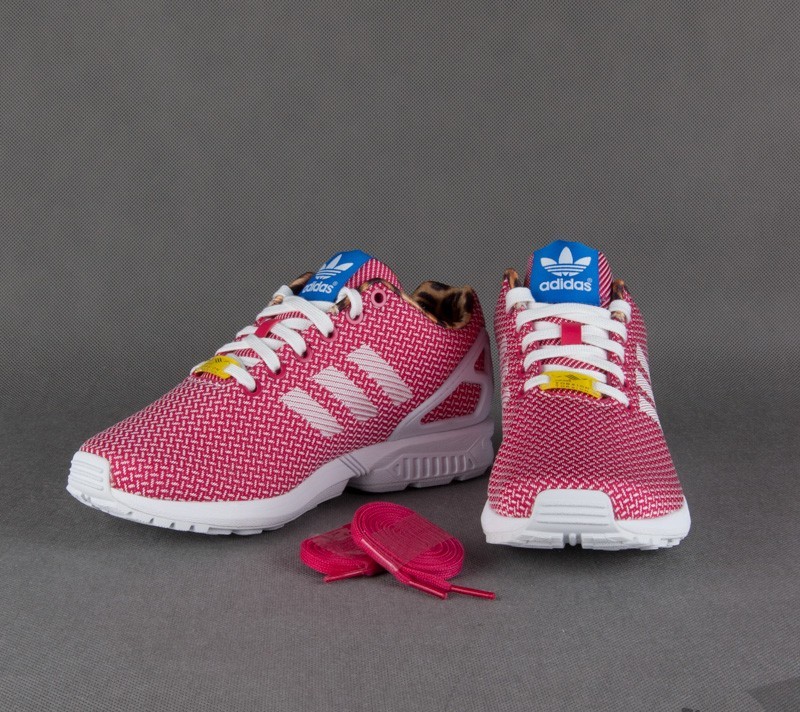 Schoenen adidas ZX Flux Weave W Ftwwht/Vivber/Blue