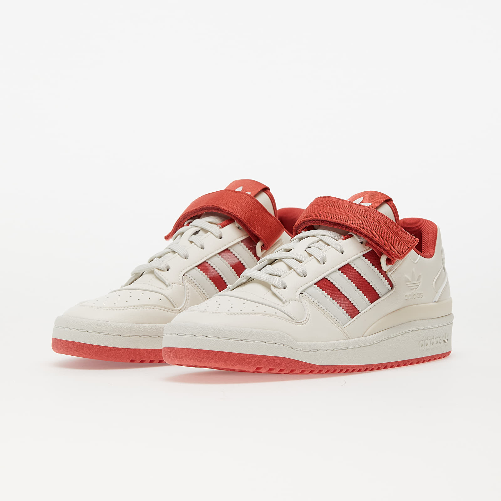 Herresko adidas Forum Low Core White/ White Tint/ Crest Red