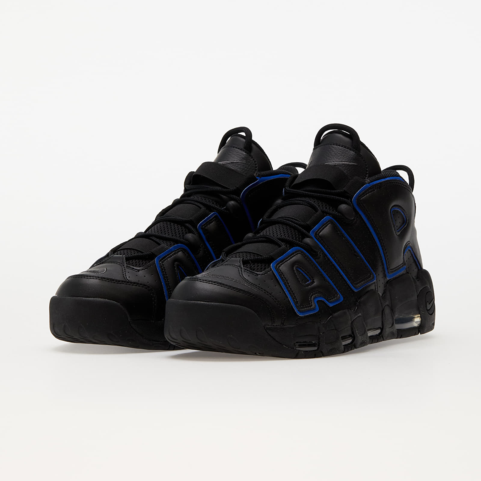 Men s shoes Nike Air More Uptempo 96 Black Iron Grey Game Royal Footshop