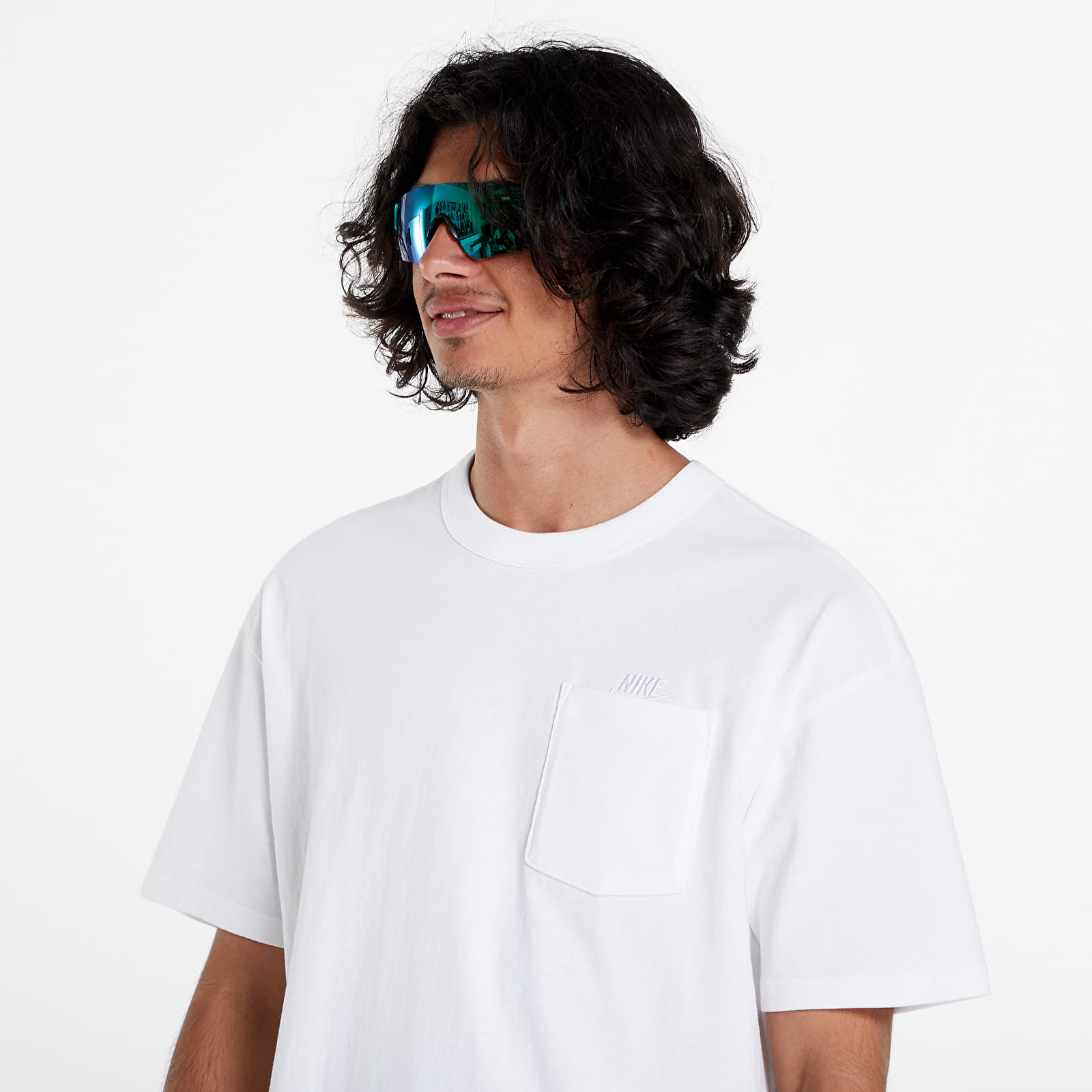 Camisetas Nike Sportswear Premium Essential Men´s Pocket Tee White/ White