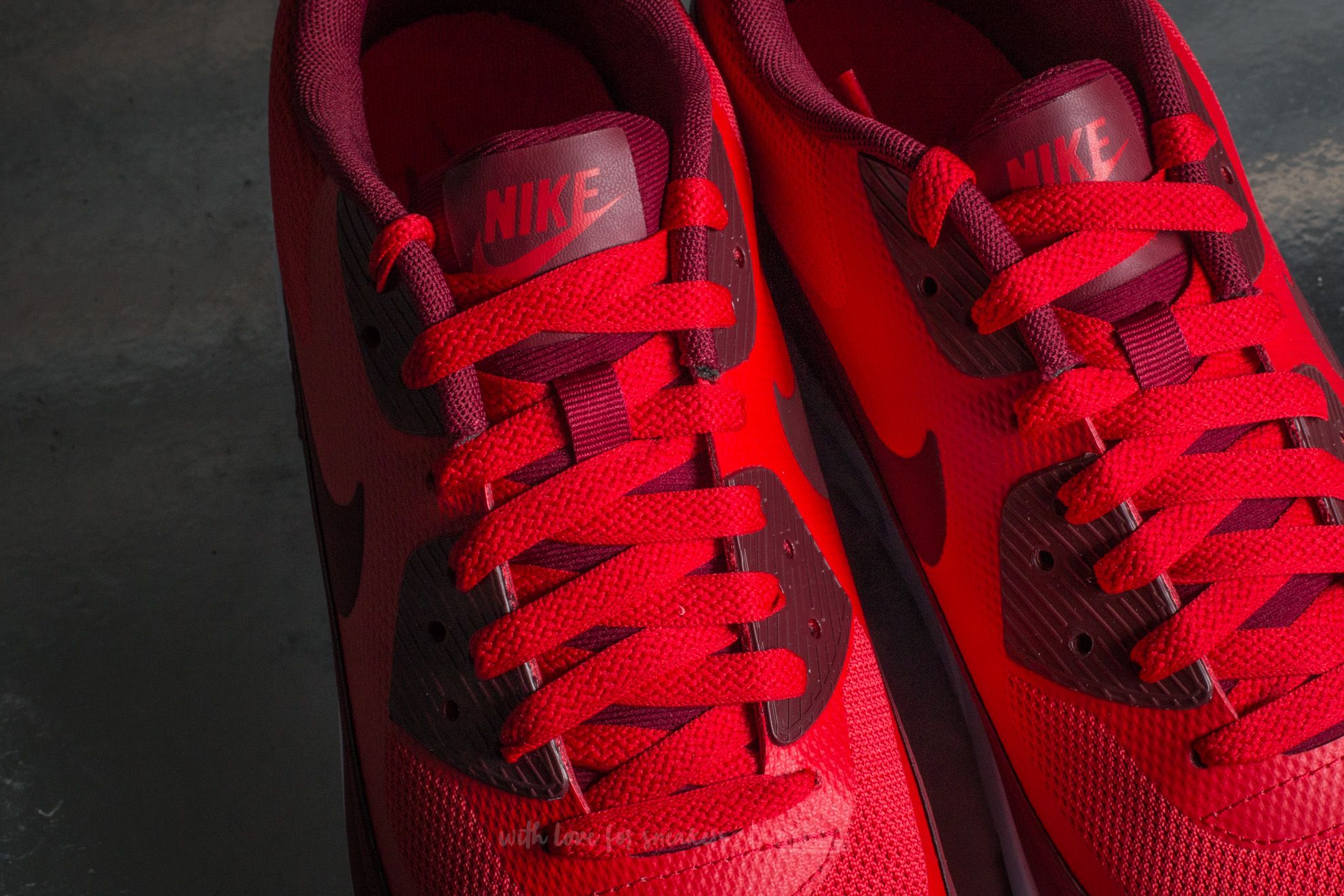 Herren Sneaker und Schuhe Nike Air Max 90 Ultra 2.0 Essential University Red/ Team Red-White