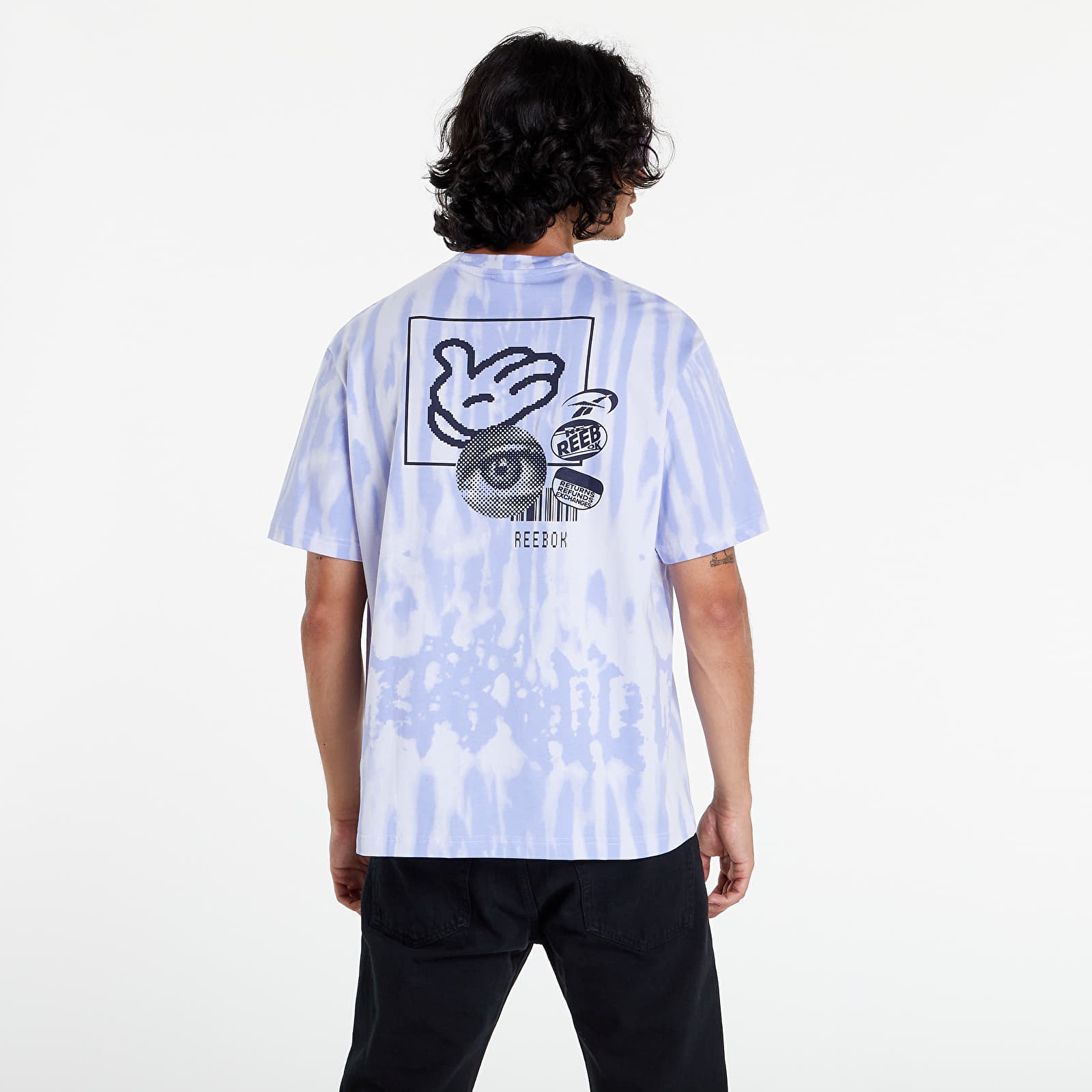 Reebok classic t shirt homme violet clearance