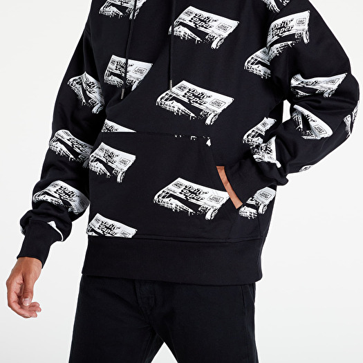 Hoodies and sweatshirts Daily Paper Nina Hoodie Black Newspaper Footshop