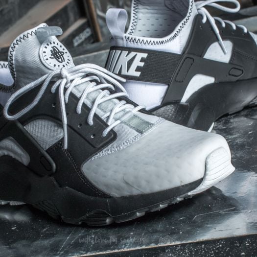 Men s shoes Nike Air Huarache Run Ultra SE White Black Black