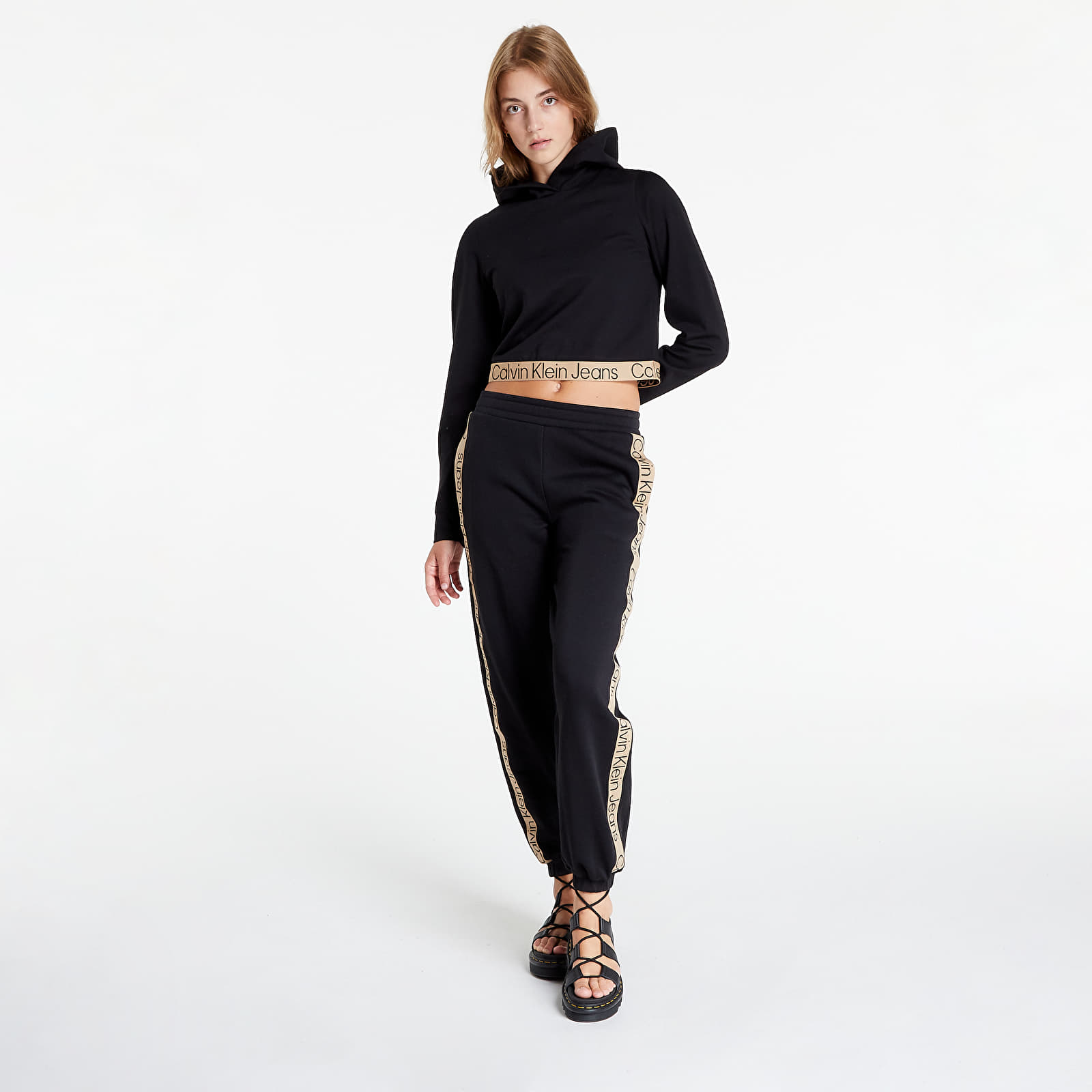 Calvin klein tape waist 2024 joggers