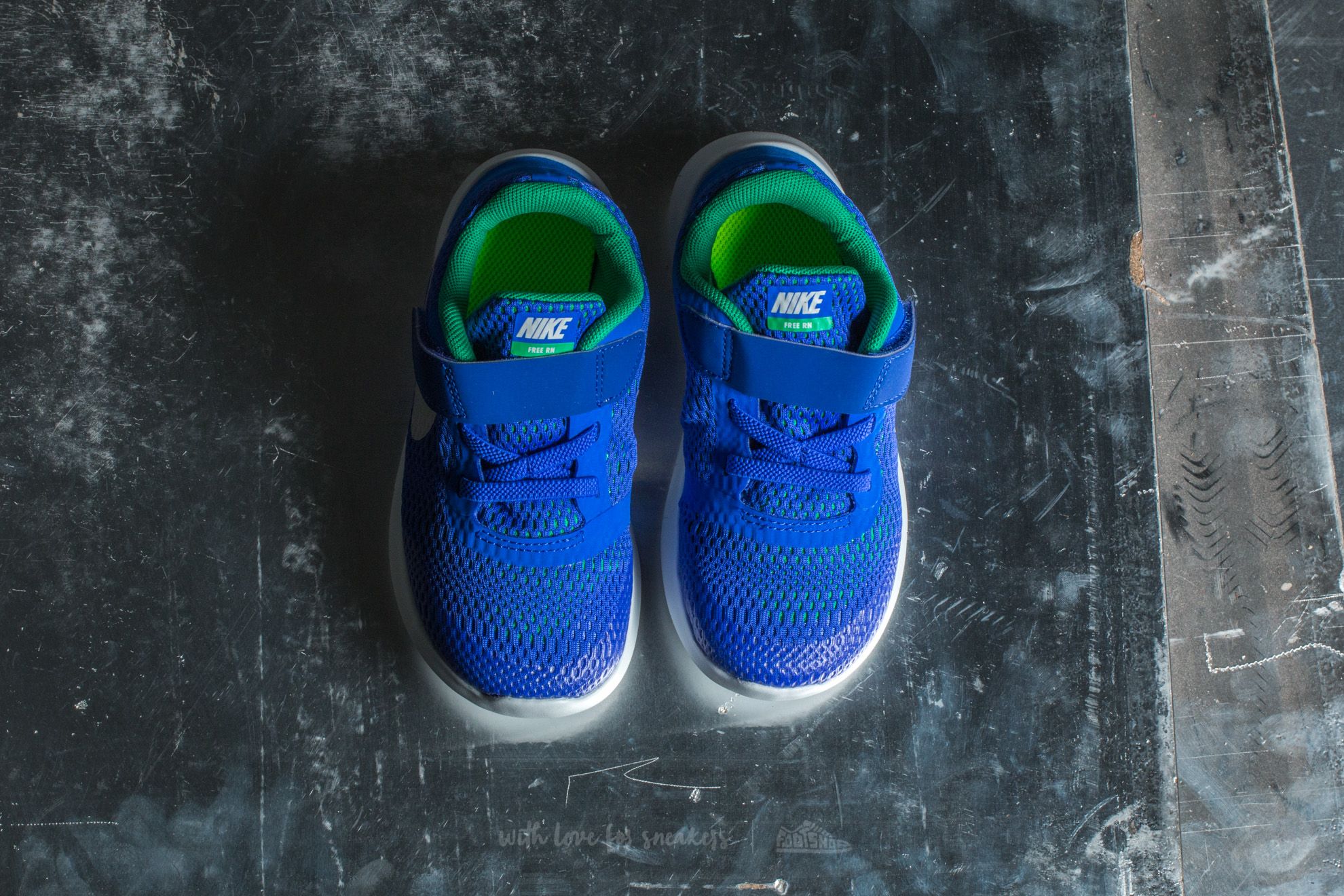 Sneakers og sko til børn Nike Free Run (TDV) Paramount Blue/ Pure Platinum