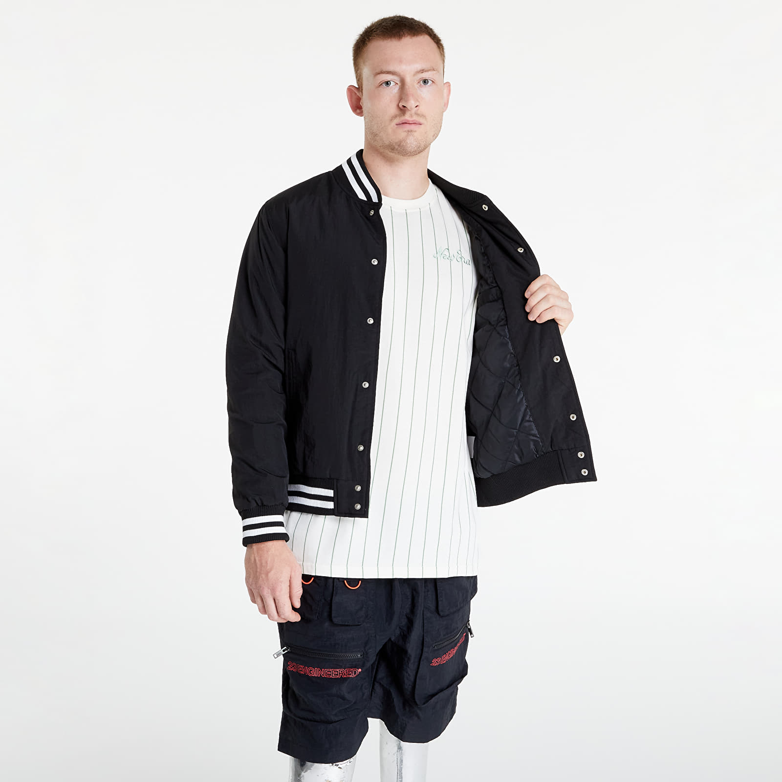 Kurtki New Era MLB Team Bomber Jaket New York Black/ White