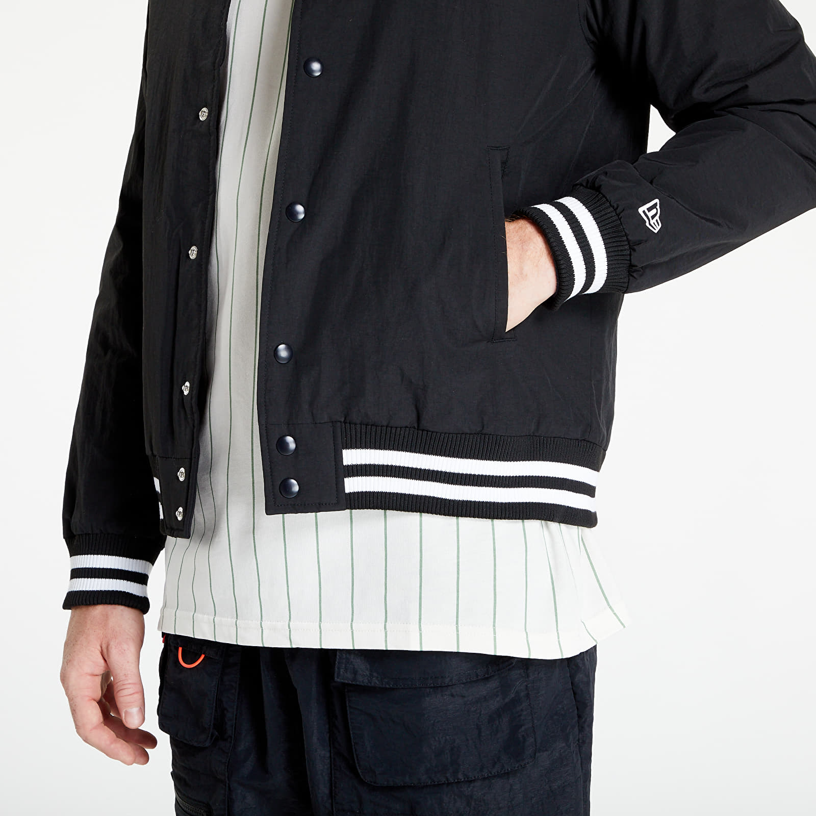Kurtki New Era MLB Team Bomber Jaket New York Black/ White