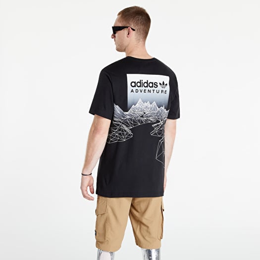 T shirts adidas Adventure Mountain Back T Shirt Black Footshop