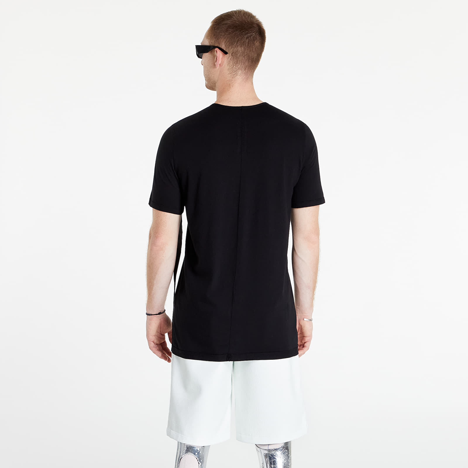 Majice T-shirt Rick Owens Level T-Shirt Black/ Oyster