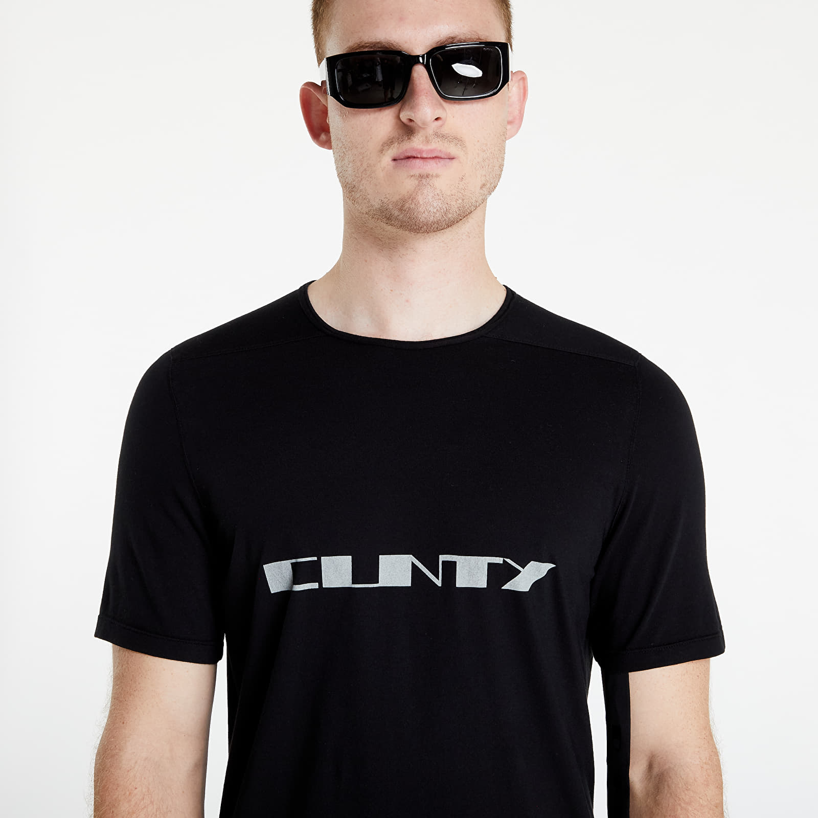 Majice T-shirt Rick Owens Level T-Shirt Black/ Oyster